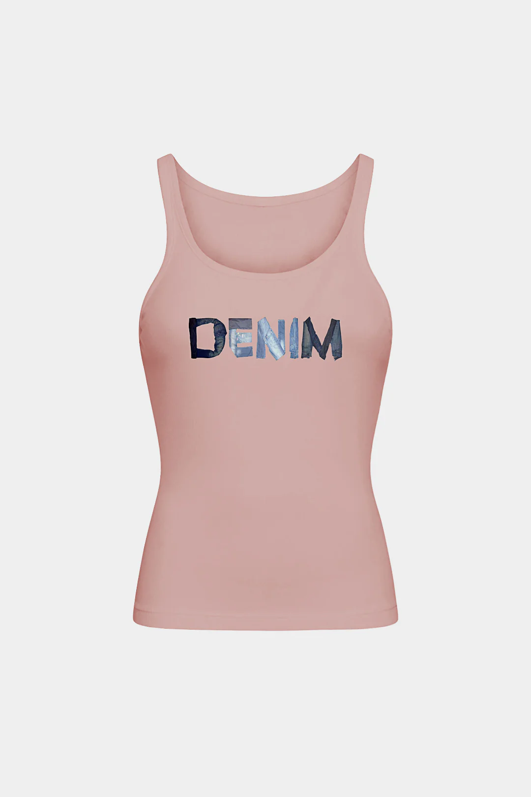 Letter Print Sleeveless Tank Top - Image 7