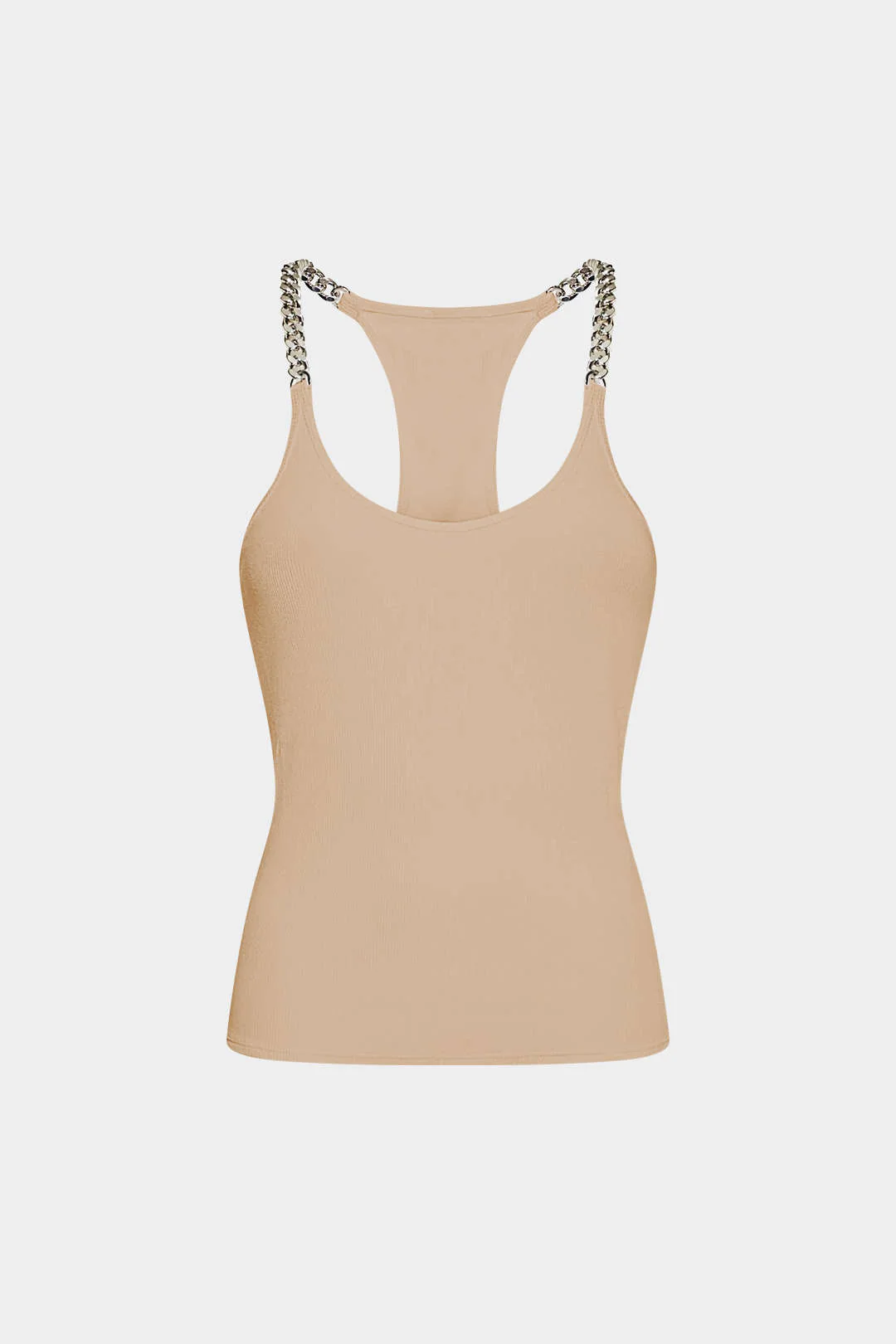 Chain Decor Sleeveless Tank Top - Image 11
