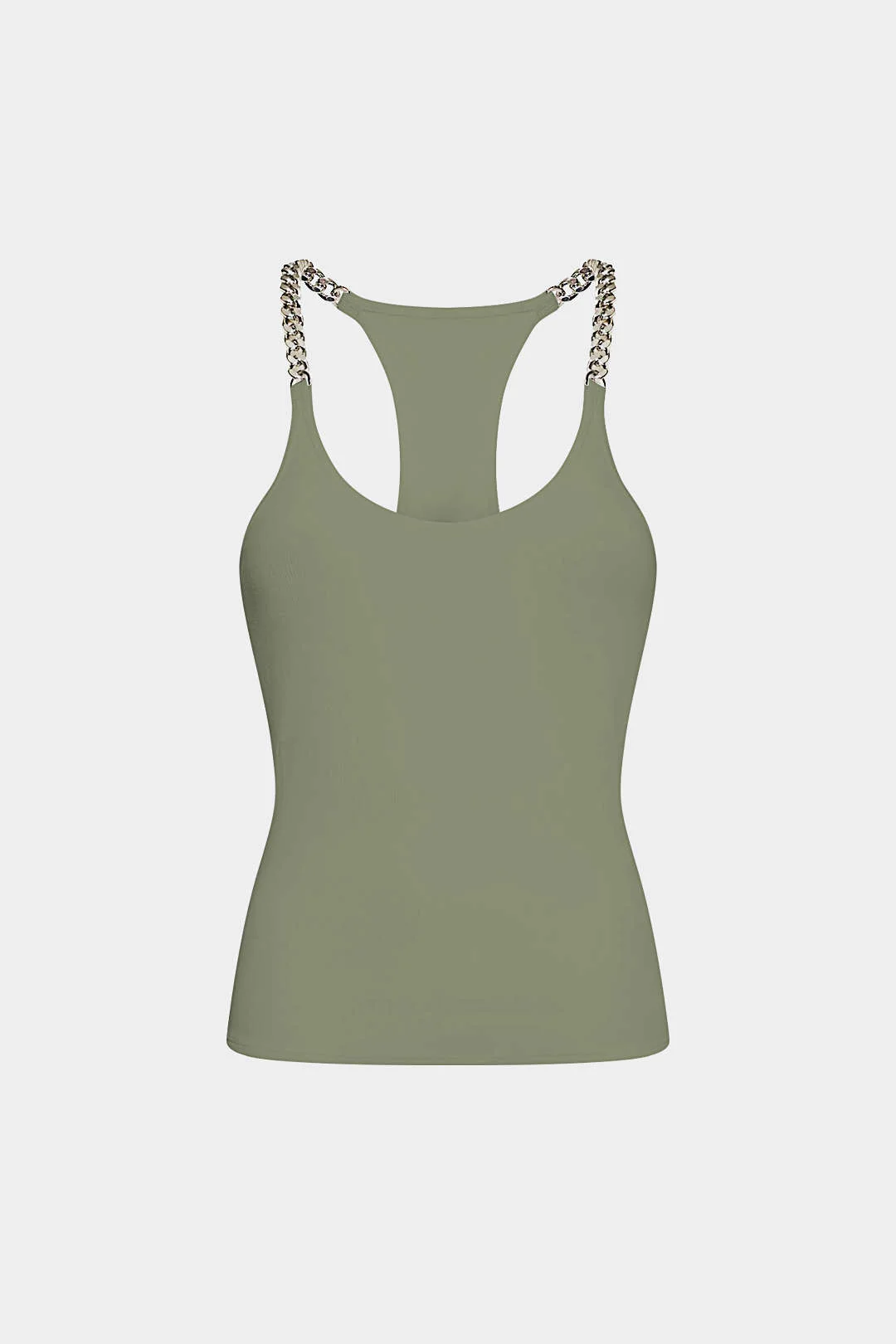 Chain Decor Sleeveless Tank Top - Image 12