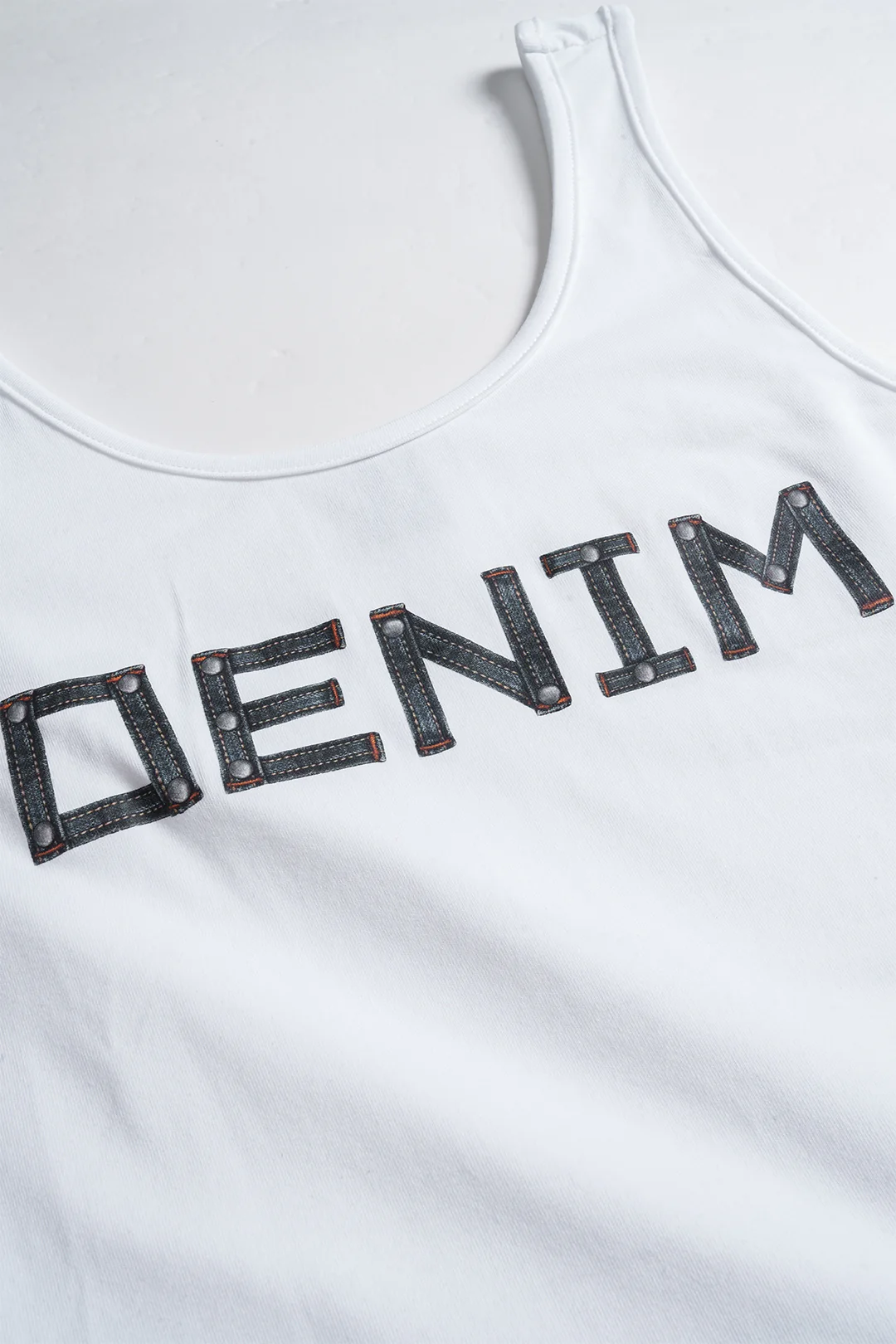 Letter Print Tank Top - Image 3