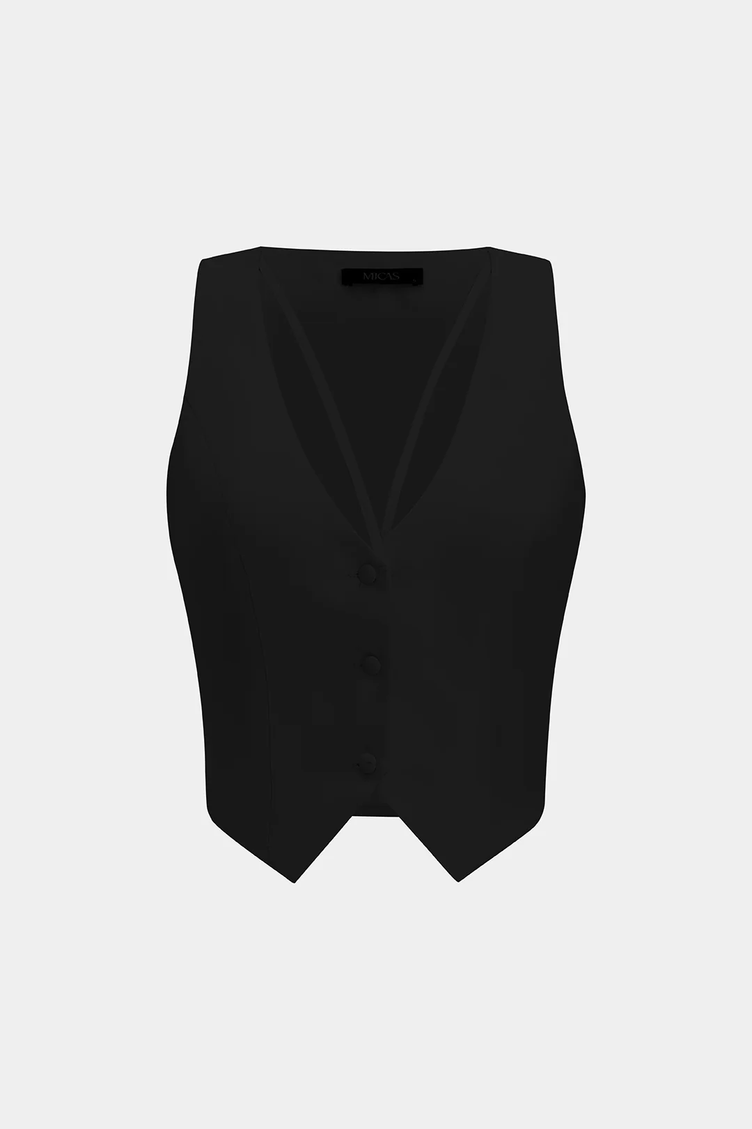 Solid Button Tank Top - Image 5
