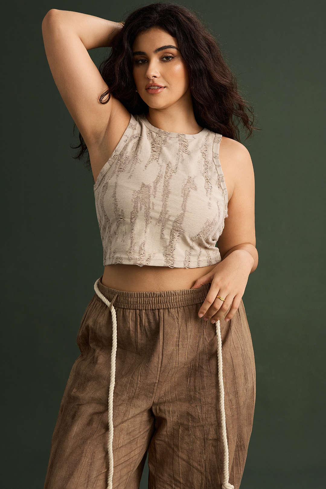 Plus Size Ripped Tank Top - Image 5