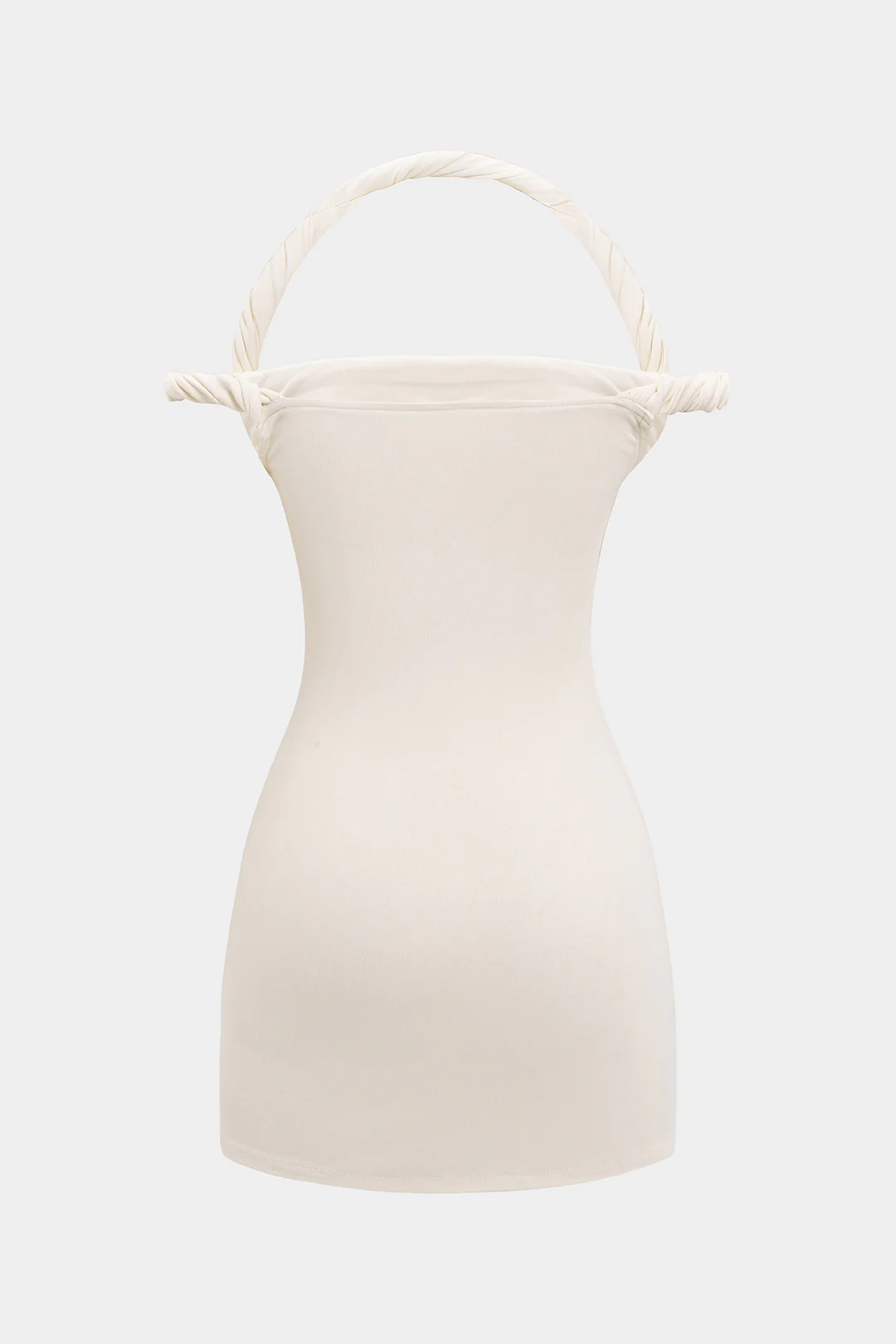 Braided Twist Halter Neck Mini Dress - Image 2