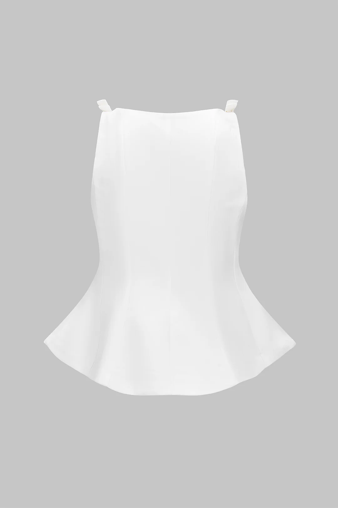 Puff Hem Bow Decor Slip Cami Top - Image 2