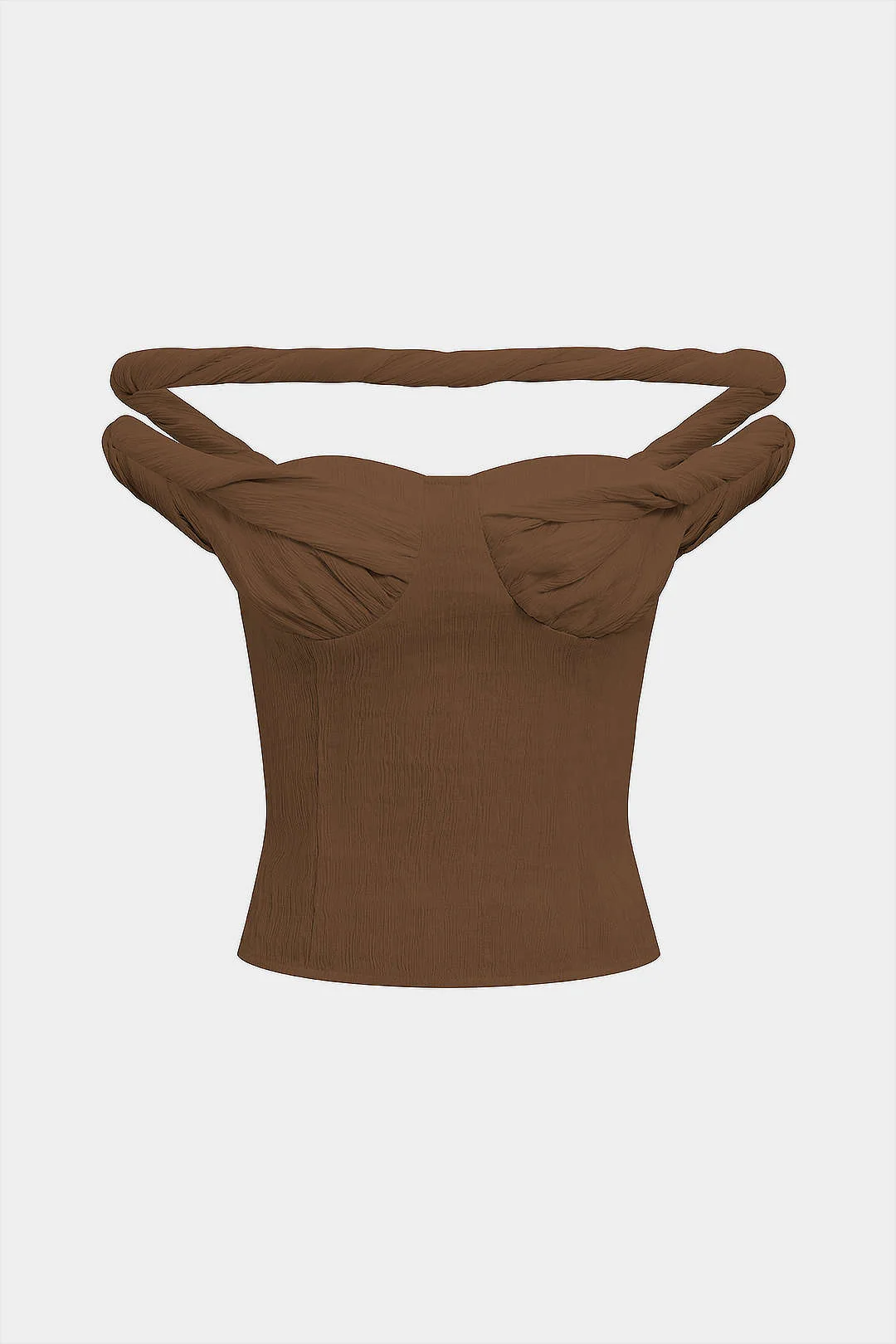 Twist Knot Zipper Tank Top - Image 4