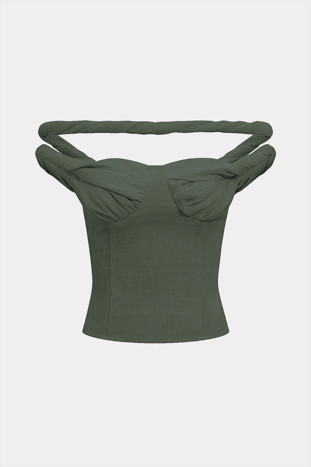 Twist Knot Zipper Tank Top - Image 5