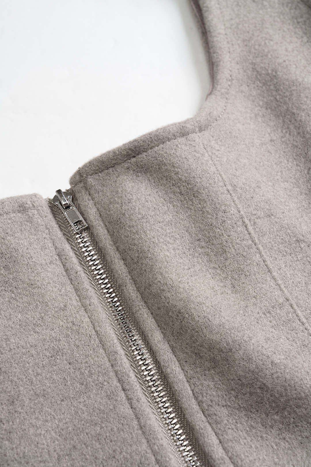 Woolen Zipper Cami Top - Image 3