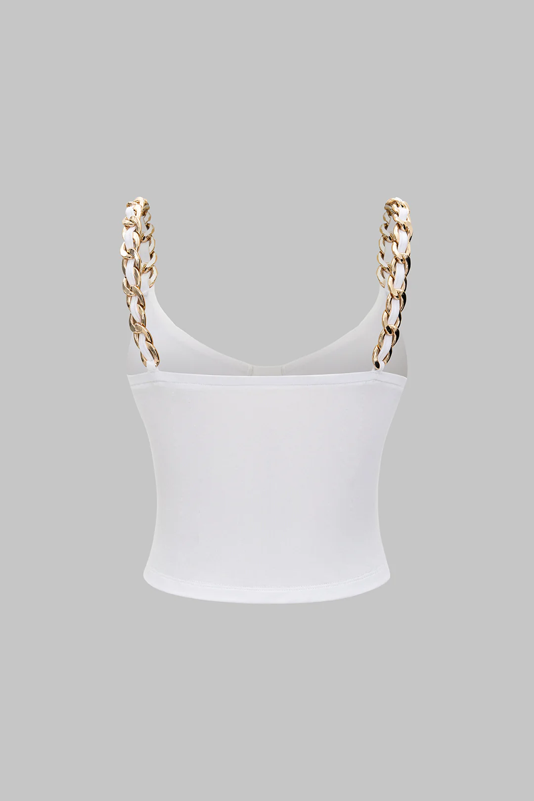 Metallic Chain Detail Cami Top - Image 2