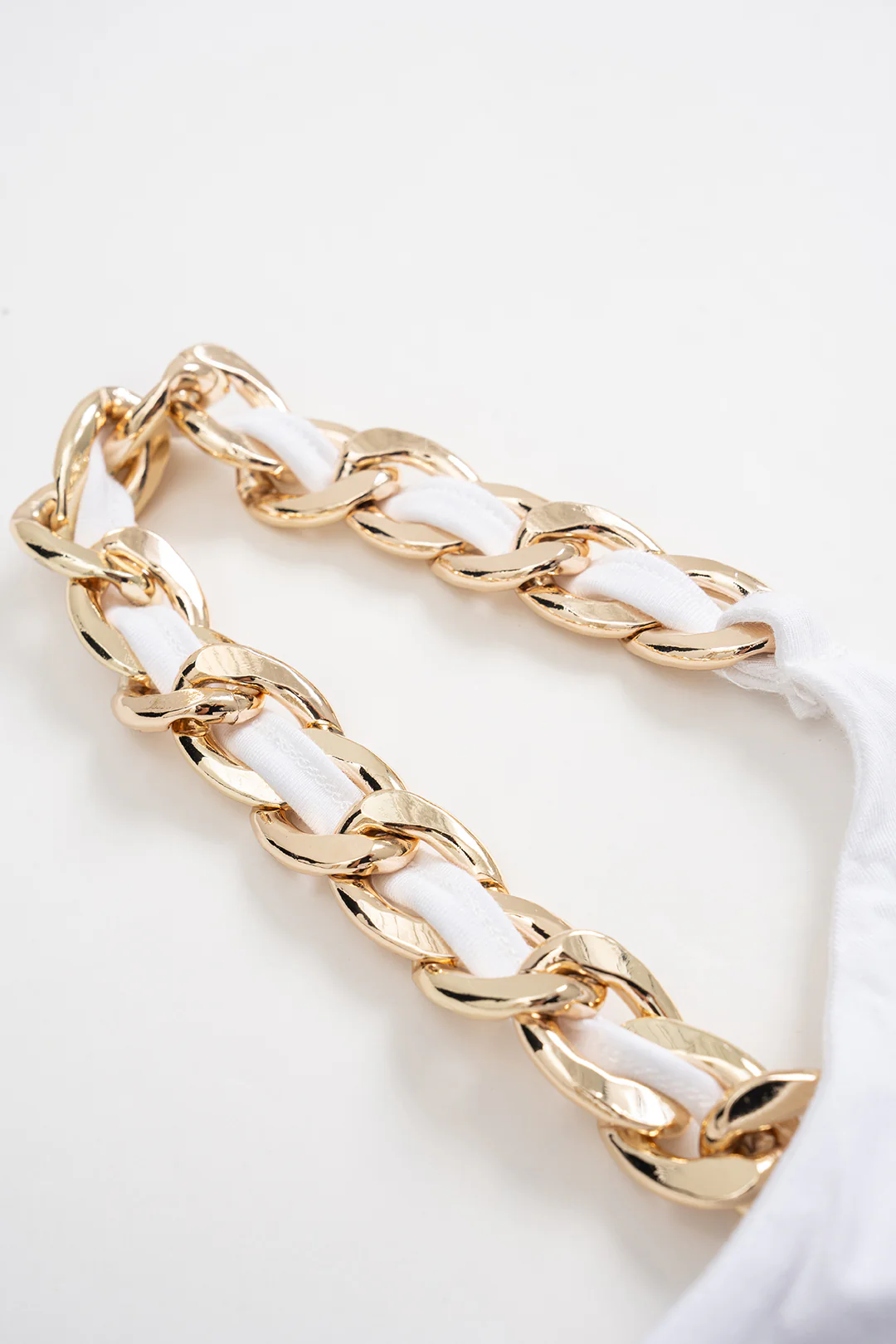 Metallic Chain Detail Cami Top - Image 3