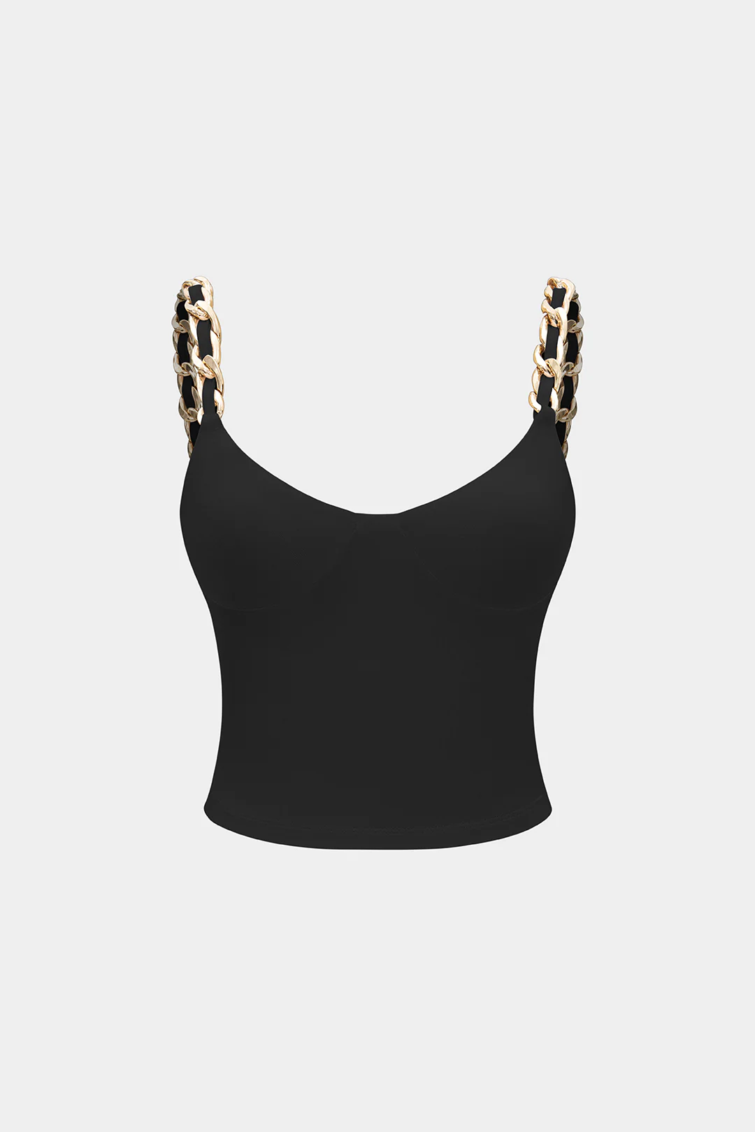 Metallic Chain Detail Cami Top - Image 5