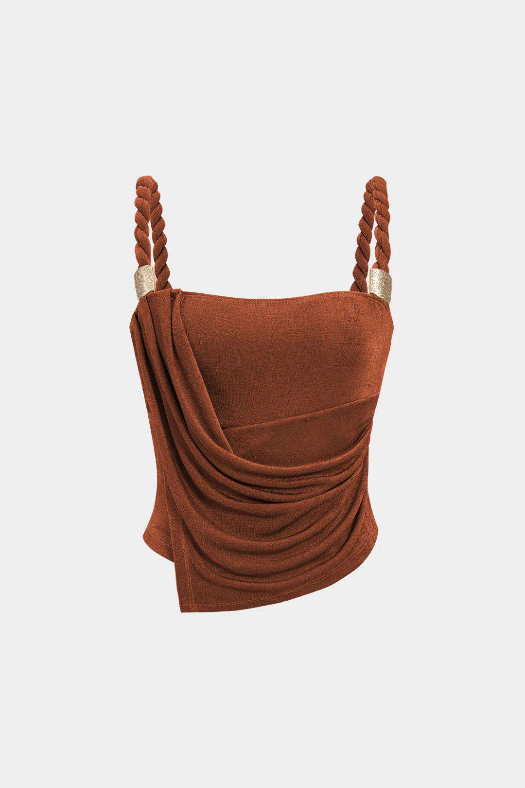 Ruched Twist Knot Slip Cami Top - Image 5