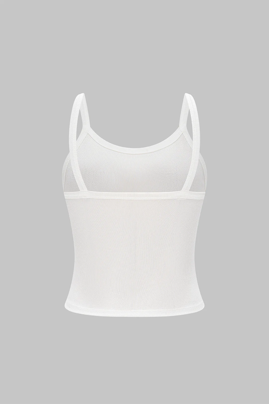 Solid Round Neck Cami Top - Image 4