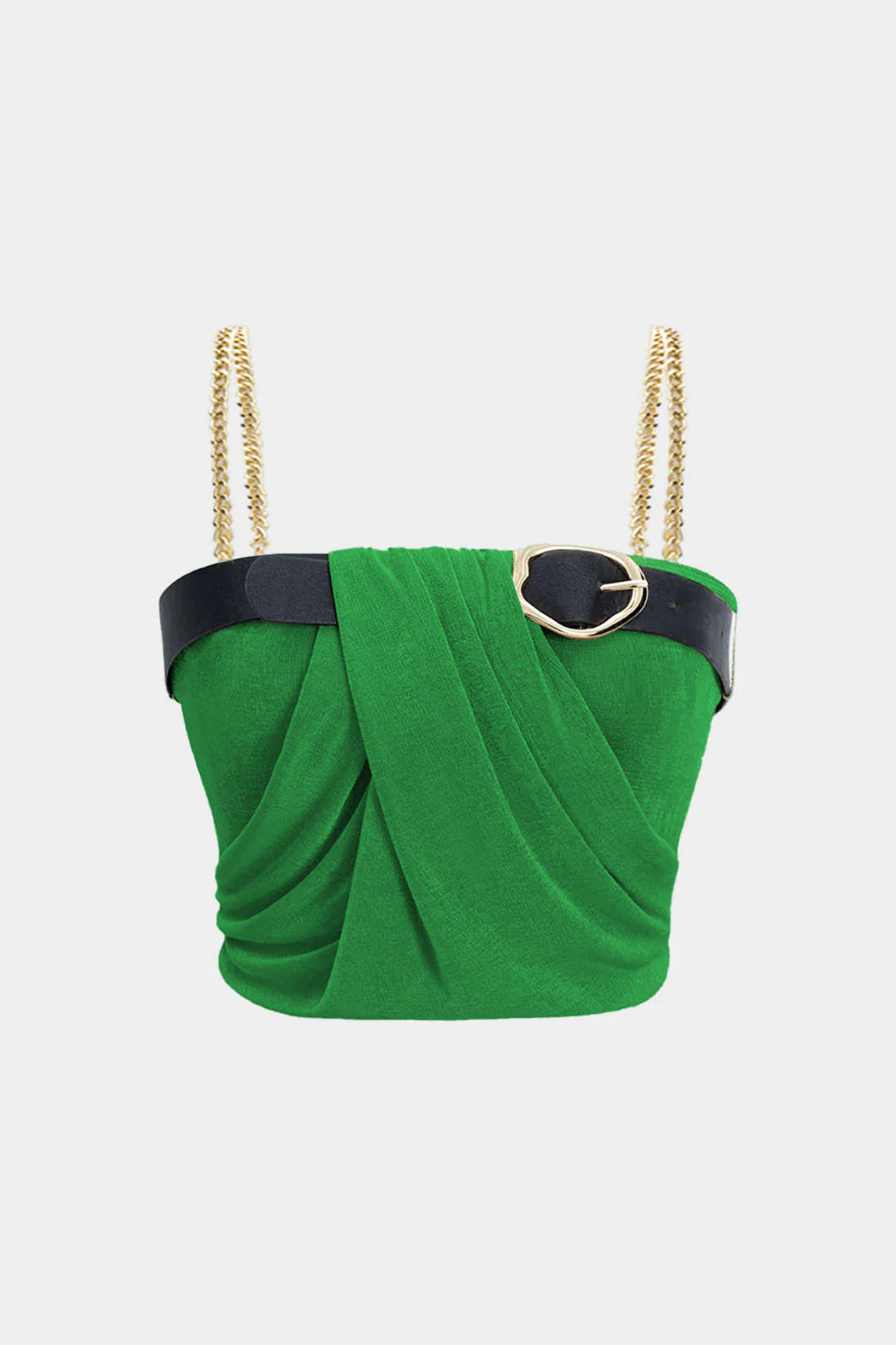 Plus Size Metallic Chain Patchwork Cami Top - Image 6