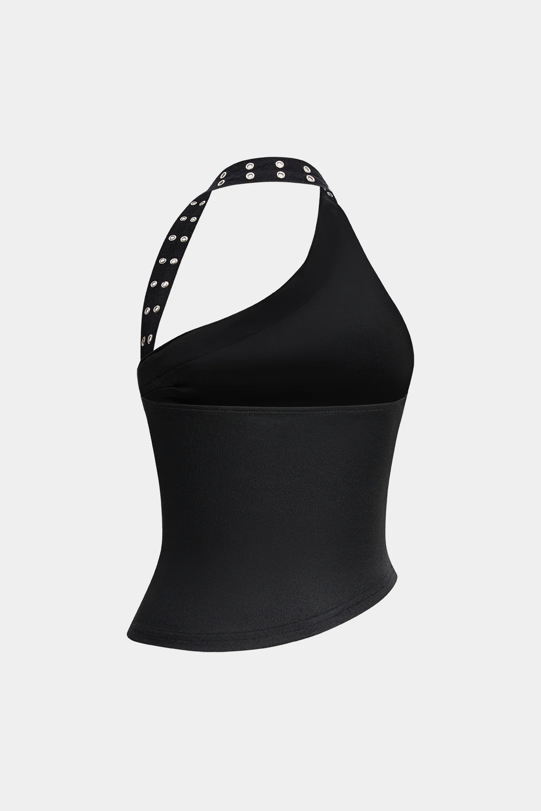 Halter Neck Asymmetrical Tank Top - Image 2