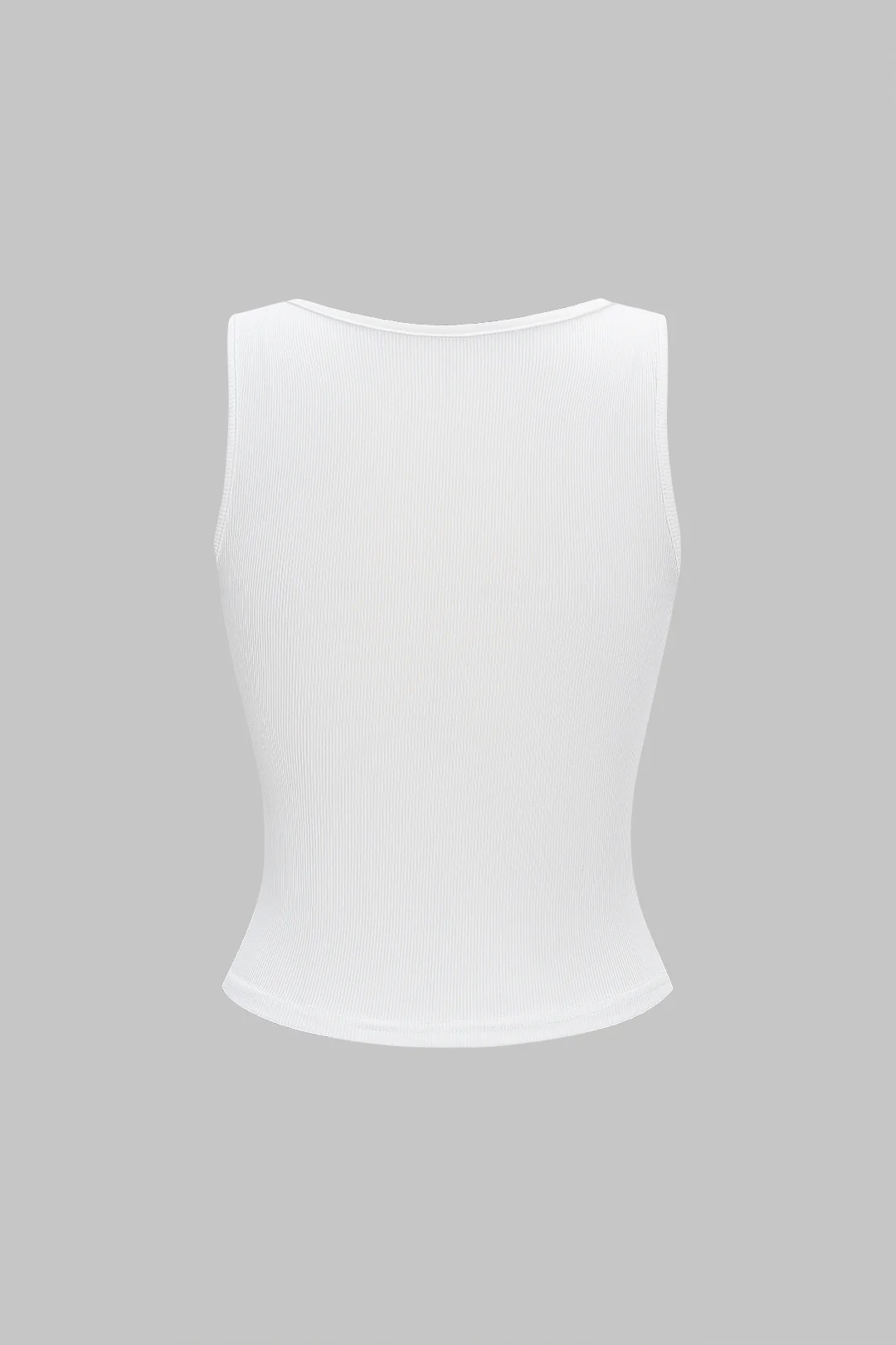 Rhinestone Decor Square Neck Tank Top - Image 4