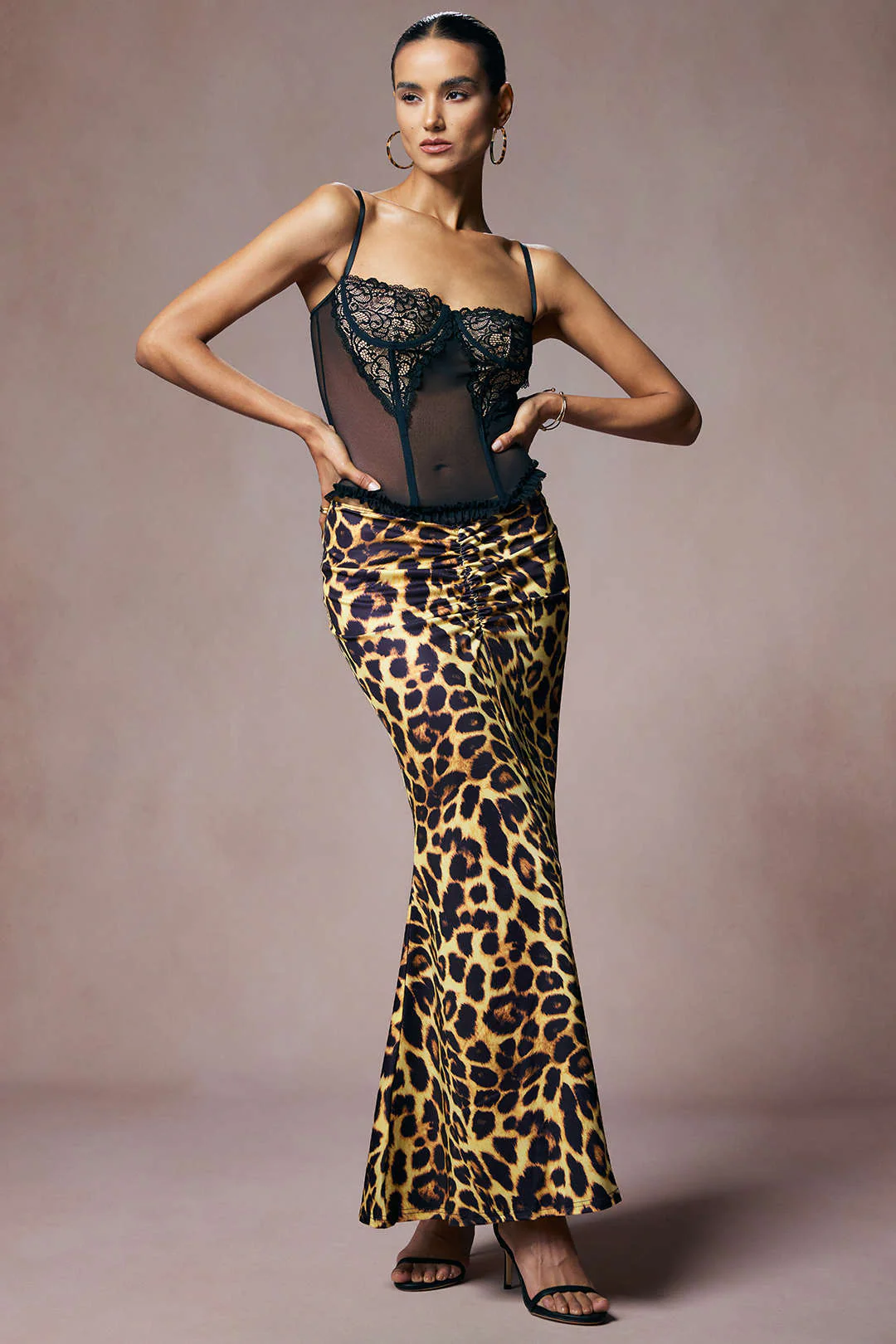 Sheer Underwire Mesh Cami Top - Image 3