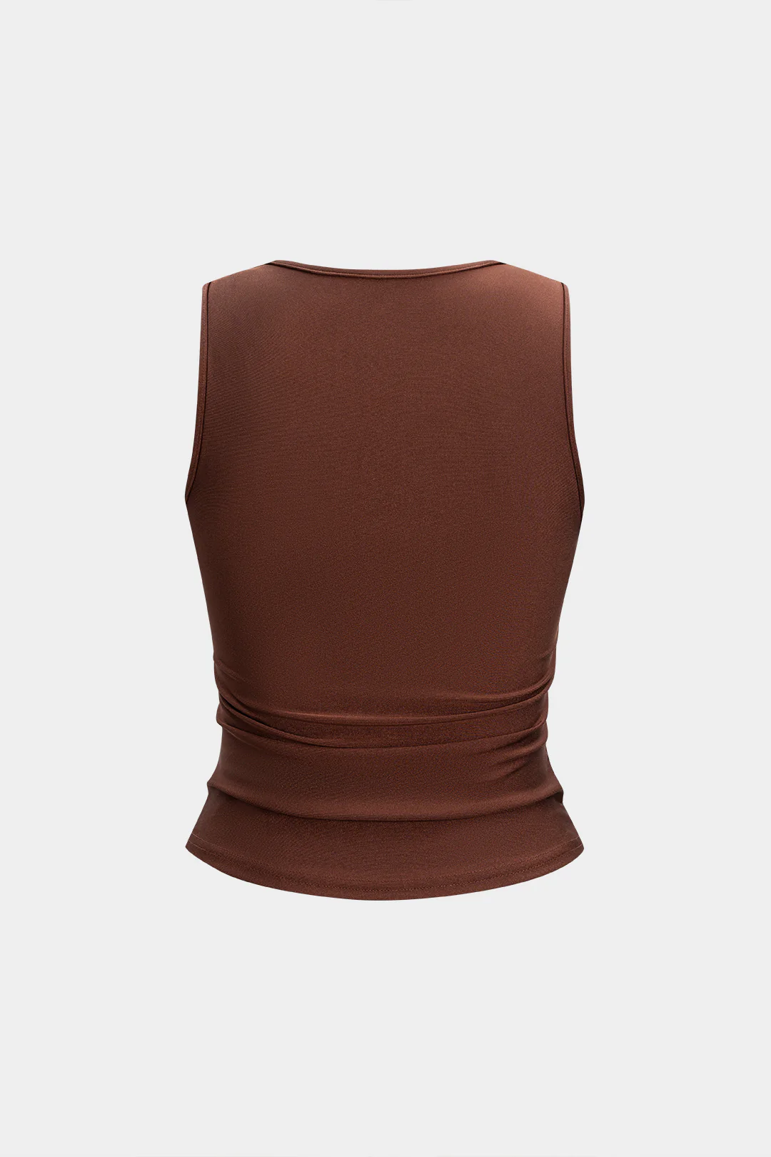 Metallic Asymmetrical Tank Top - Image 2
