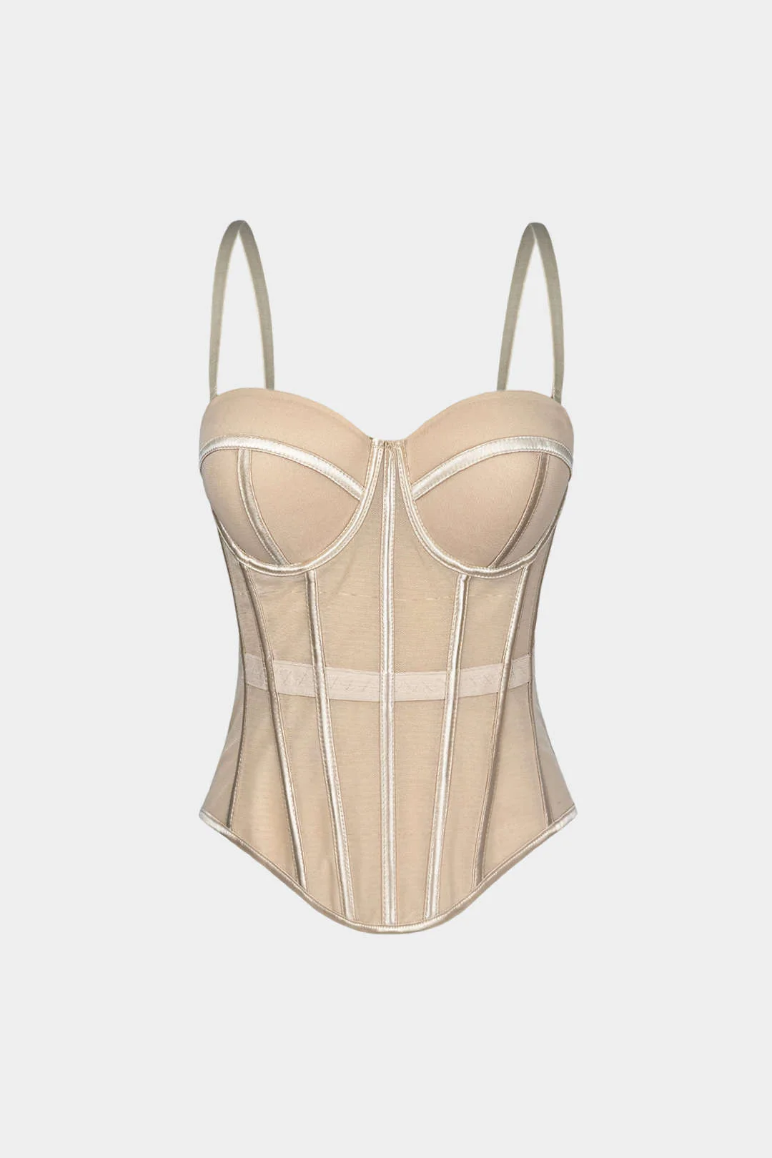 Mesh Bustier Corset Slip Cami Top - Image 10