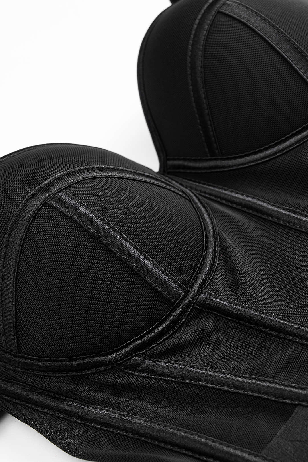 Mesh Bustier Corset Slip Cami Top - Image 4