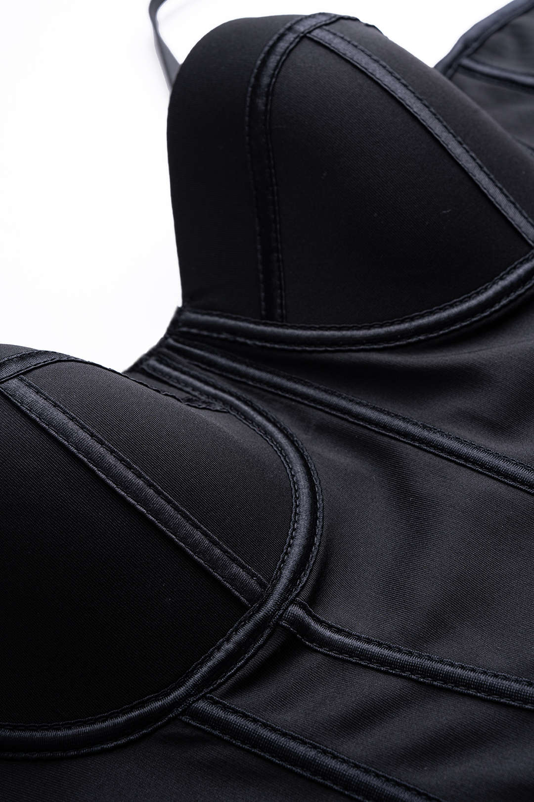 Solid Corset Buckle Cami Top - Image 3