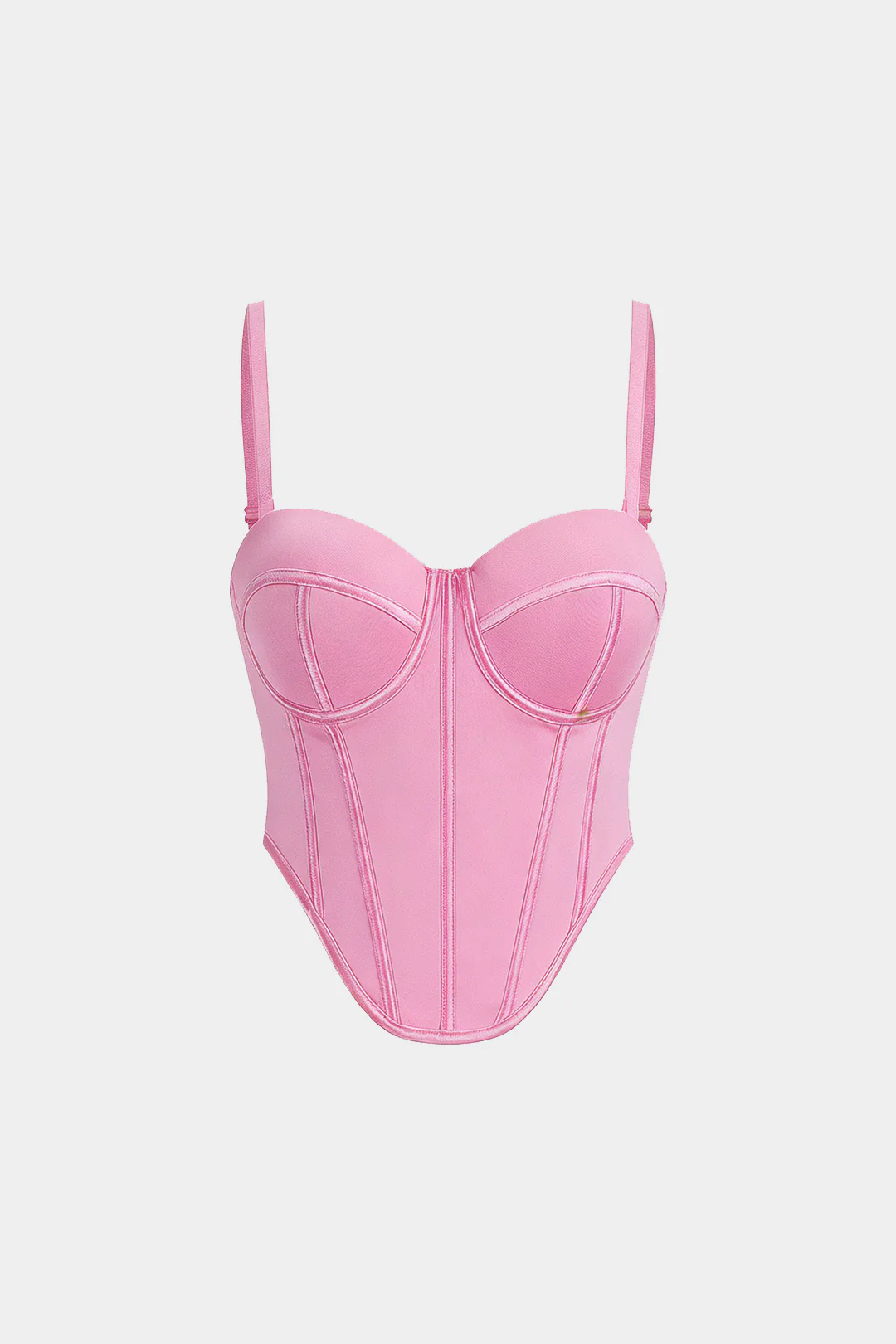 Solid Corset Buckle Cami Top - Image 7