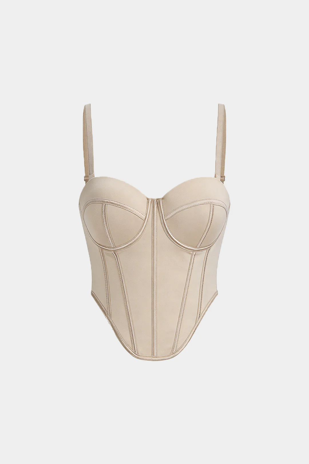 Solid Corset Buckle Cami Top - Image 9
