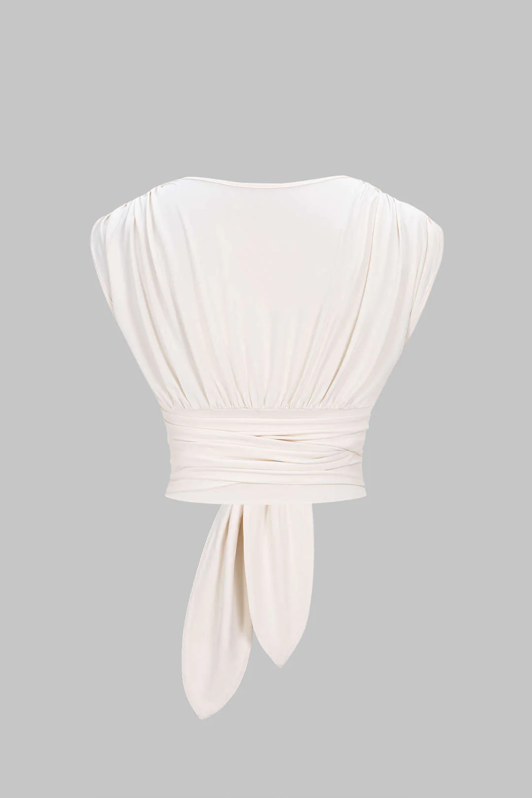 V-Neck Tie-Front Tank Top - Image 2