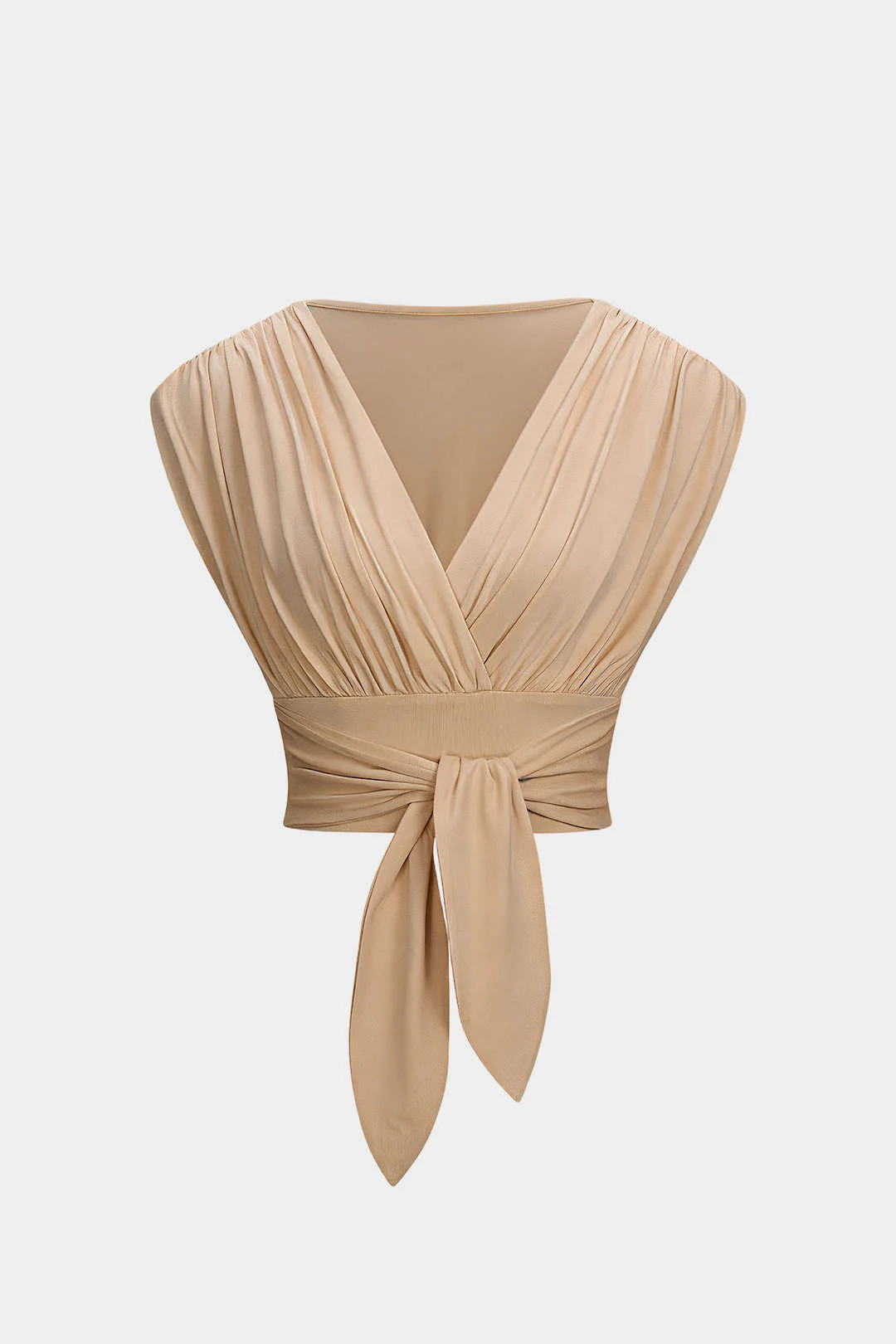 V-Neck Tie-Front Tank Top - Image 5