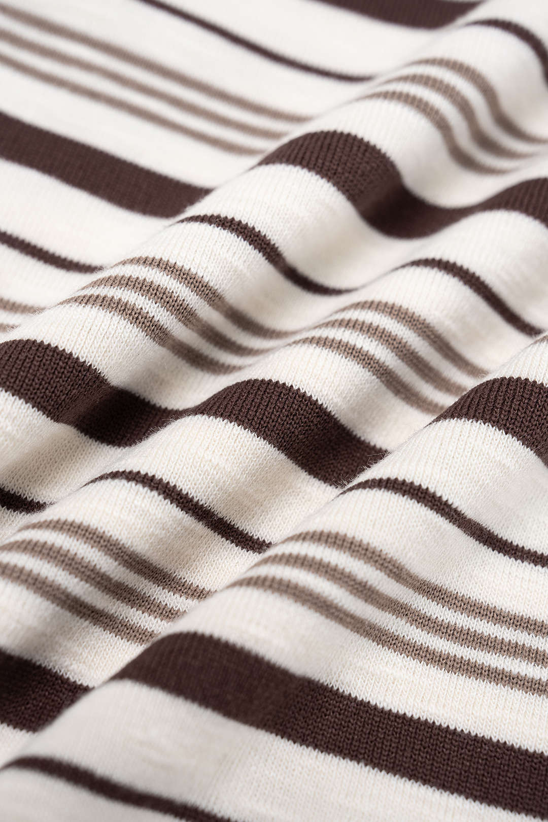 Stripes Print Twist Knot One Shoulder Tank Top - Image 4