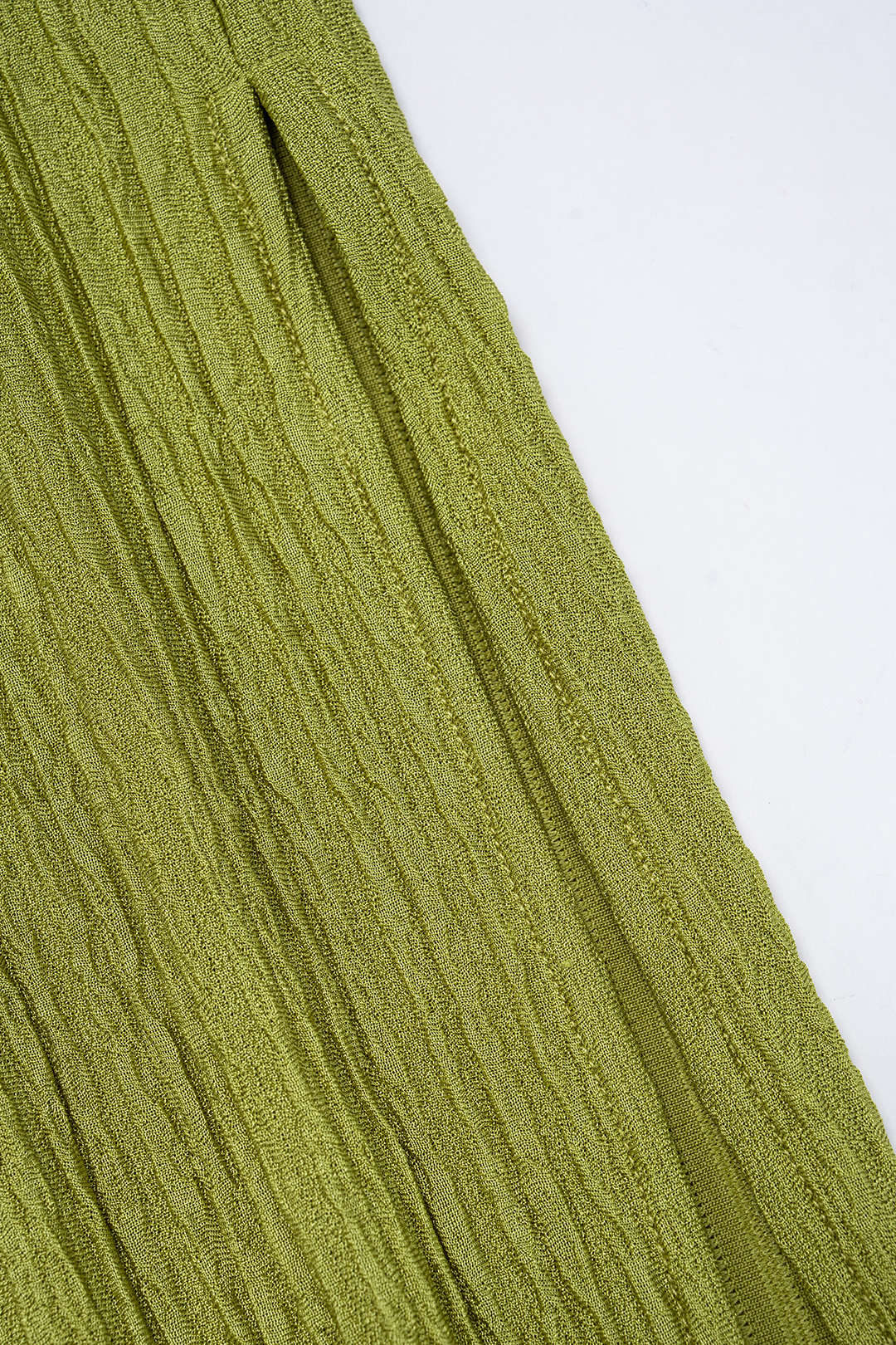 Twist Knot V-Neck Backless Sleeveless Top And Split Skirt Set - Image 3