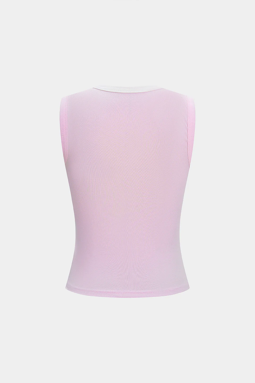 Contrast V-Neck Tank Top - Image 2