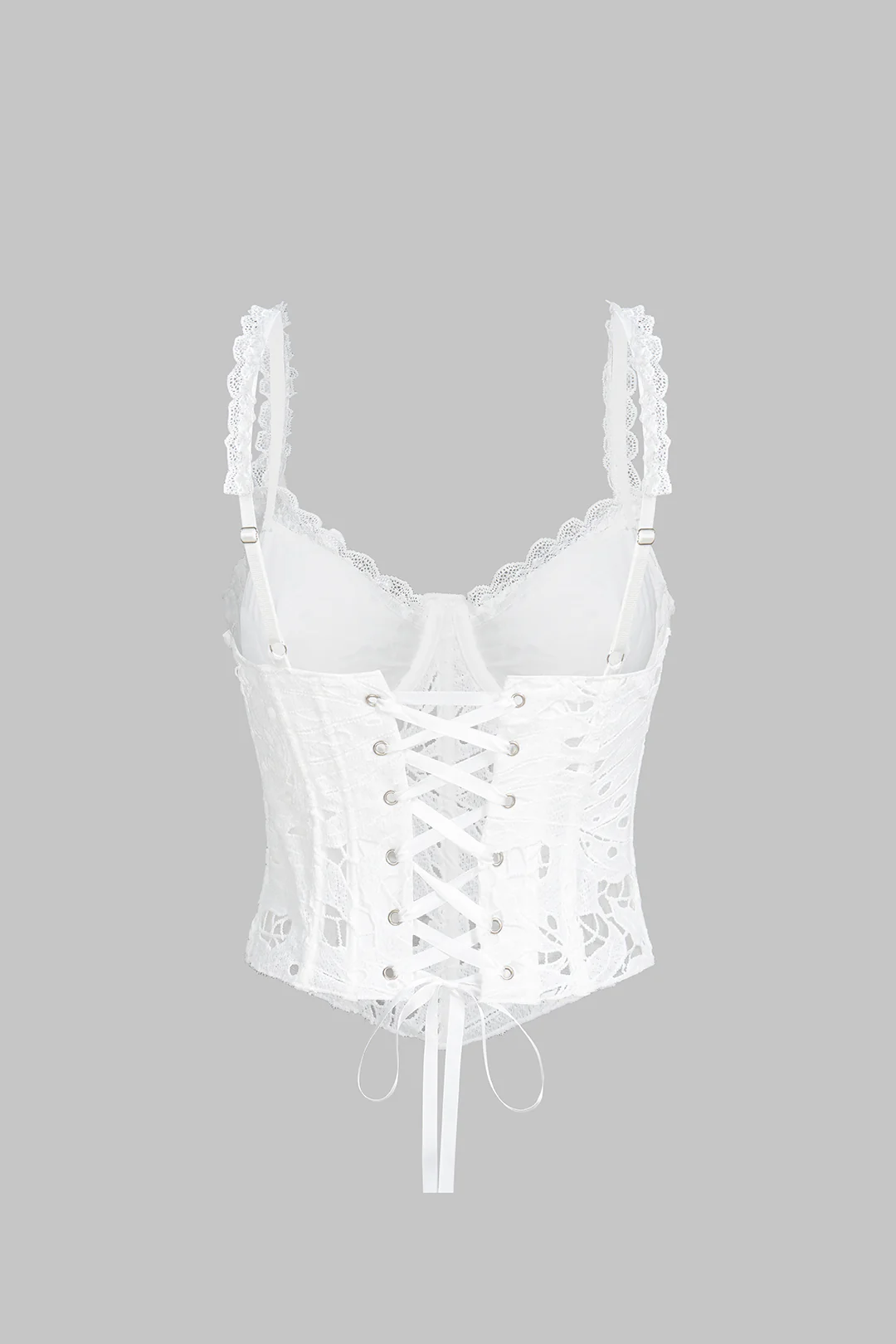 Lace Hollw Out Cami Top - Image 2