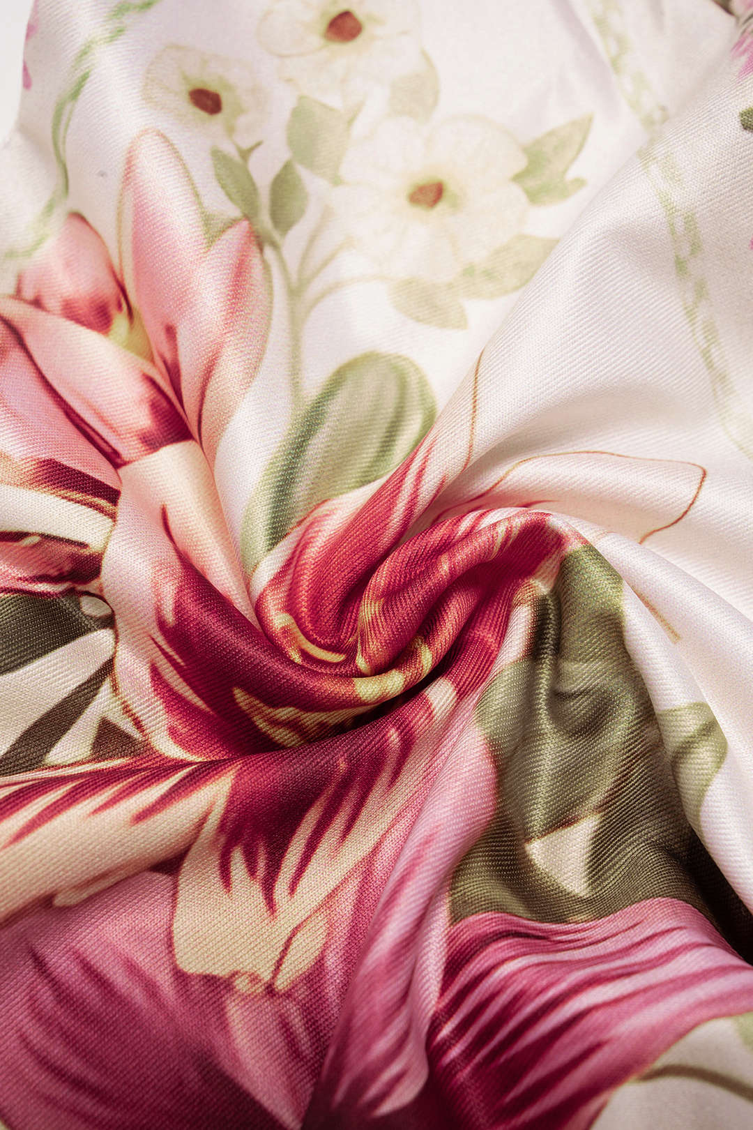 Floral Print Satin Halter Tie-Up Backless Sleeveless Cropped Top - Image 4