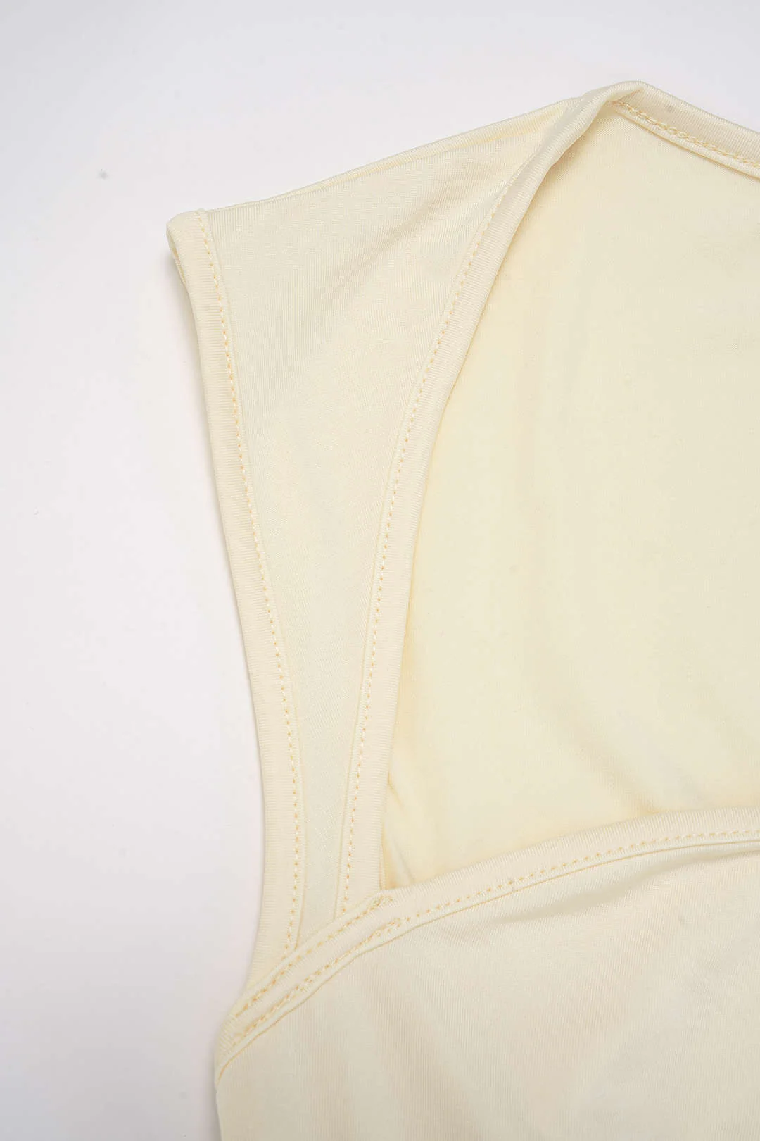 Solid Asymmetrical Tank Top - Image 3