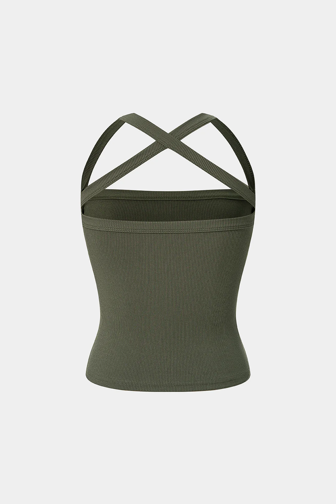 Solid Crossed Cami Top - Image 4