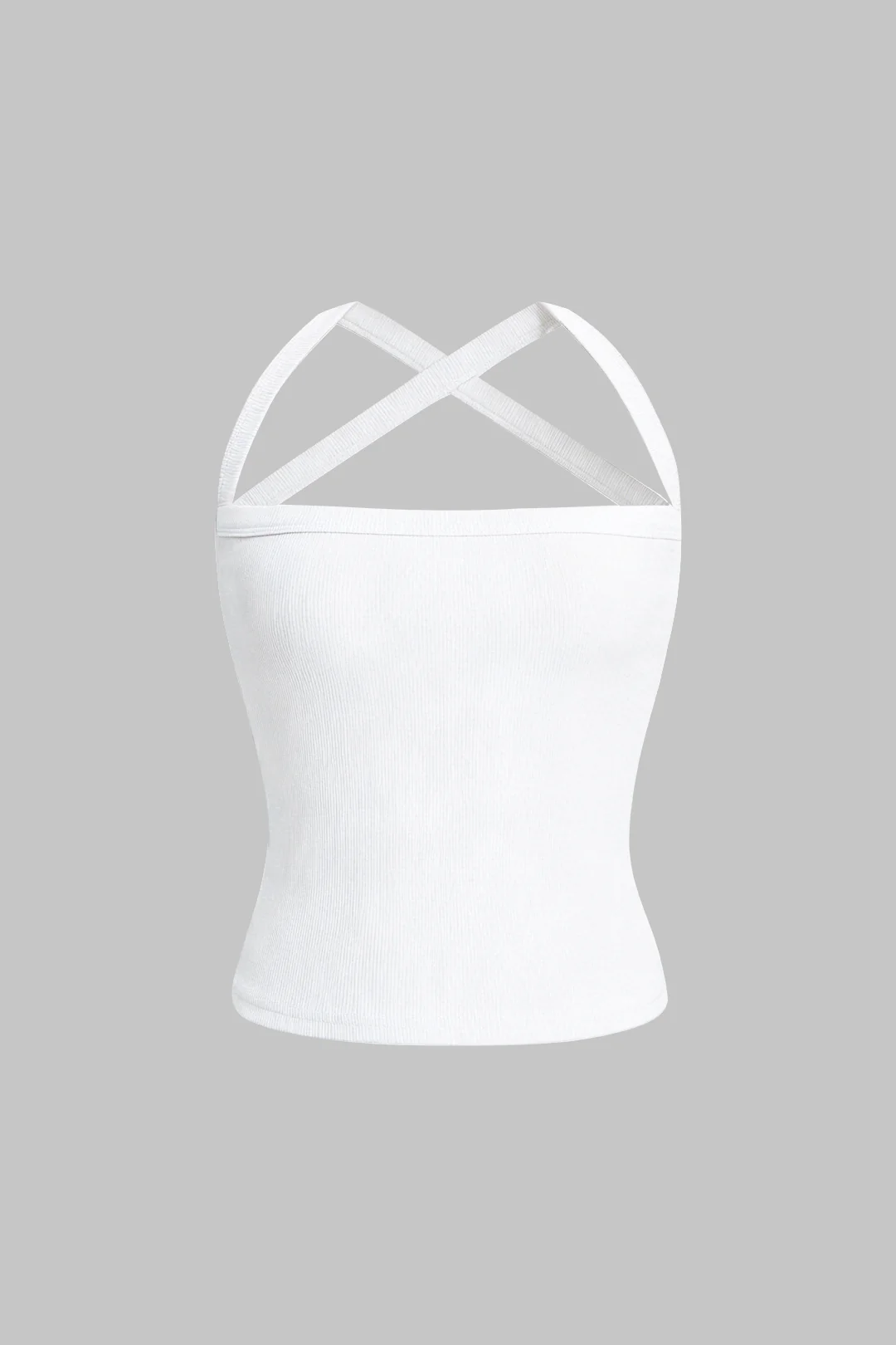 Solid Crossed Cami Top - Image 6