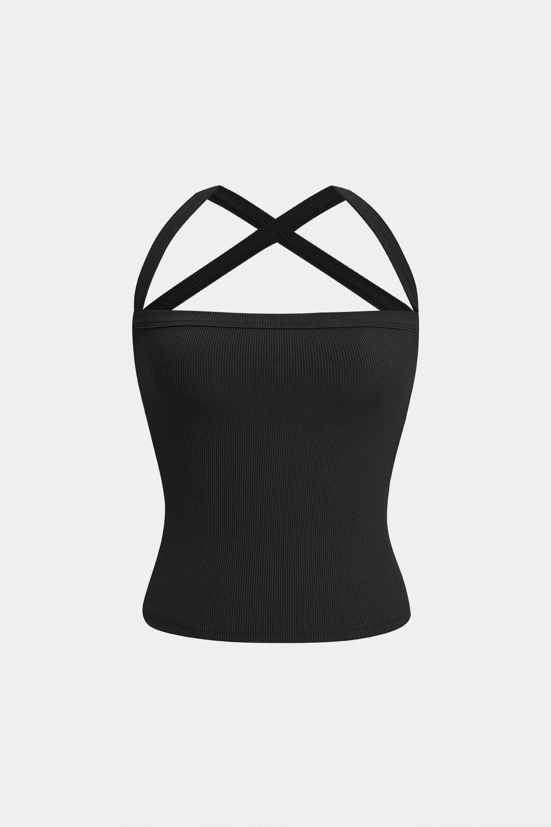 Solid Crossed Cami Top - Image 7