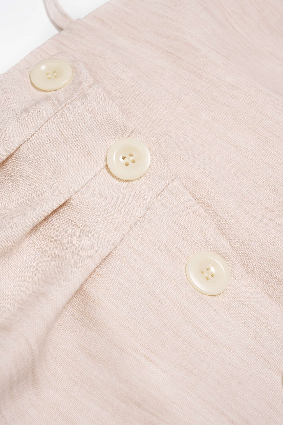 Asymmetrical Button Belted Cami Top - Image 3
