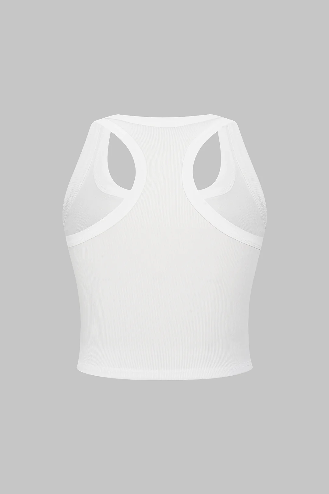 Plus Size Solid U-Neck Tank Top - Image 2