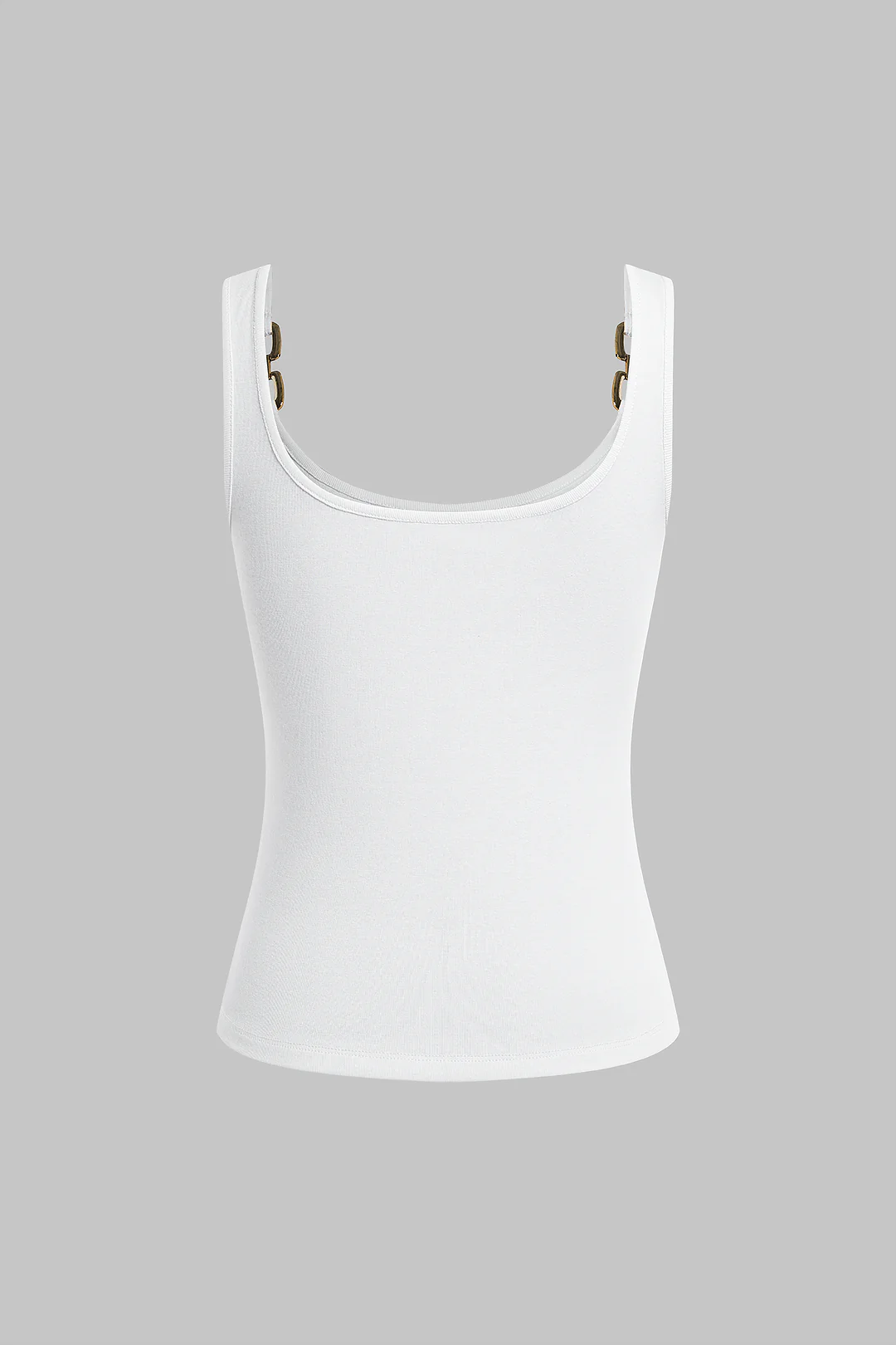 Metallic Round Neck Cami Top - Image 3
