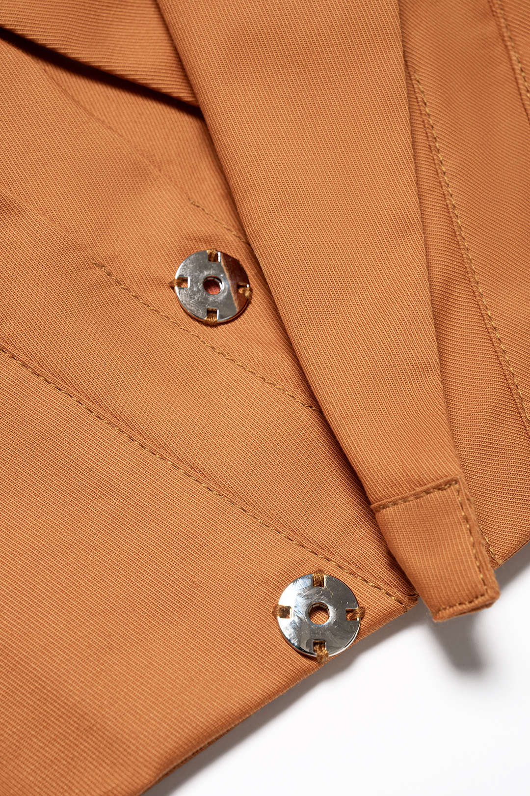Solid Notched Lapel Ruched Vest - Image 3