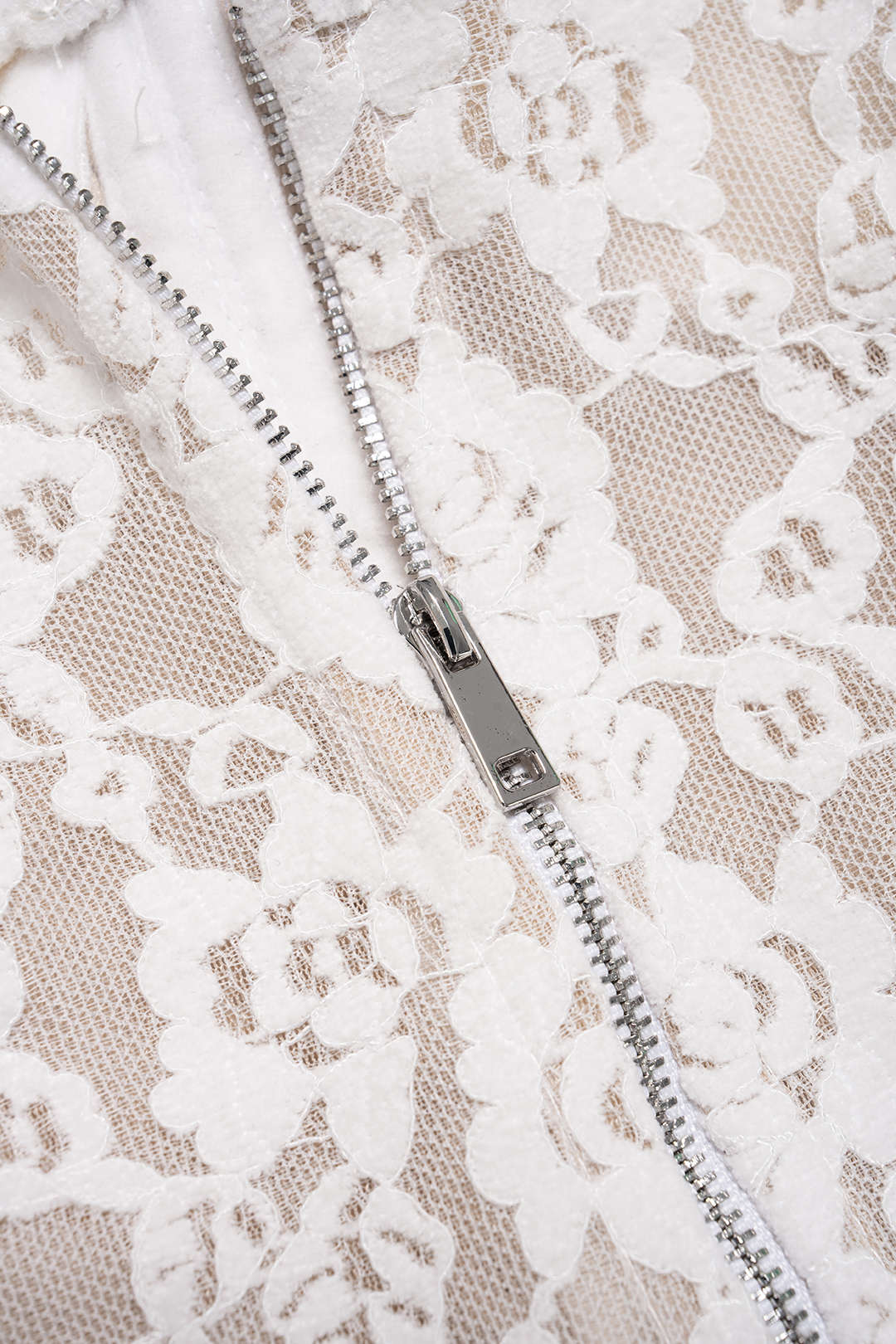 Lace Trim Zipper Cami Top - Image 5
