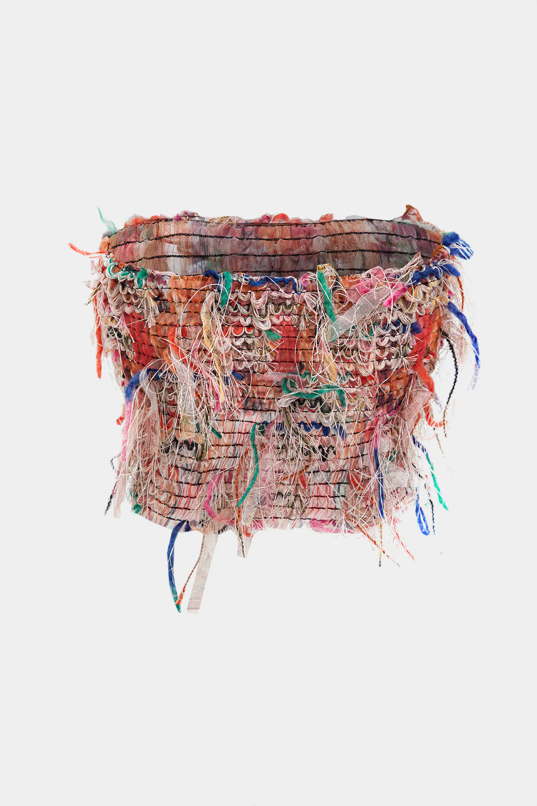 Fringe Mesh Tube Top - Image 2
