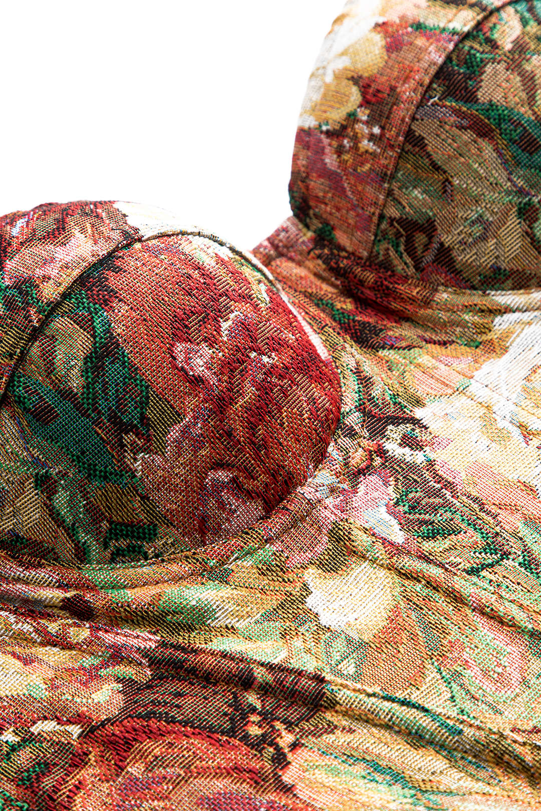 Jacquard Backless Underwire Corset Waist Cami Top - Image 3