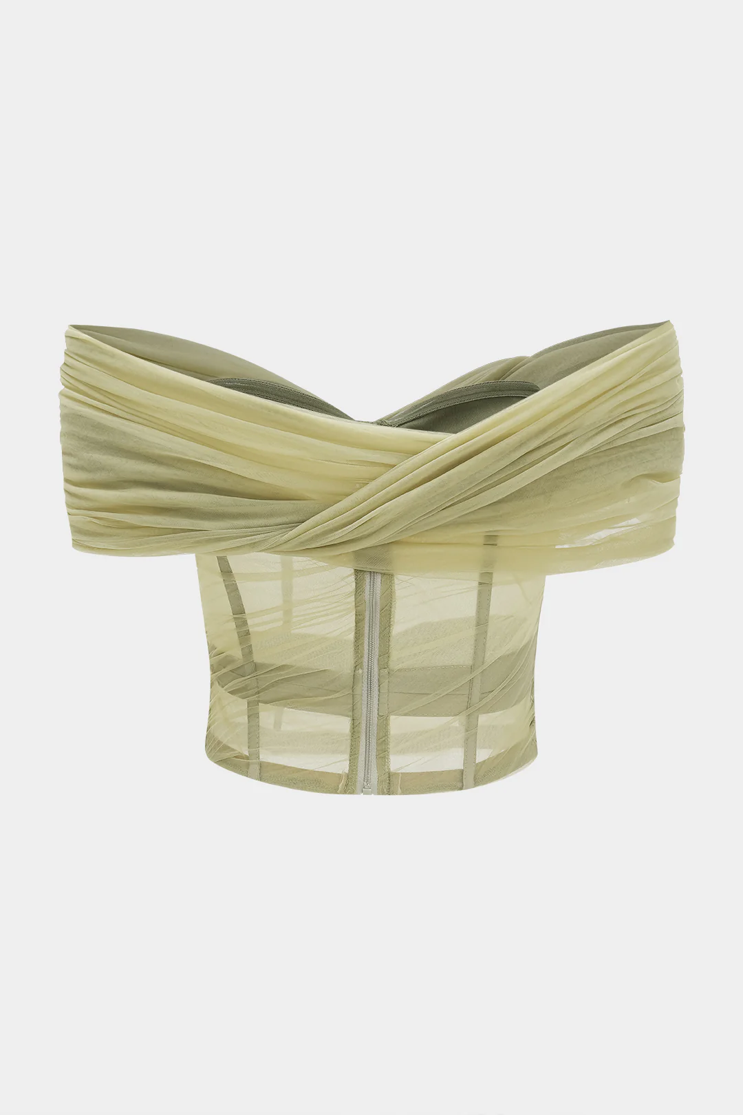 Ruched Strapless Tube Top - Image 2