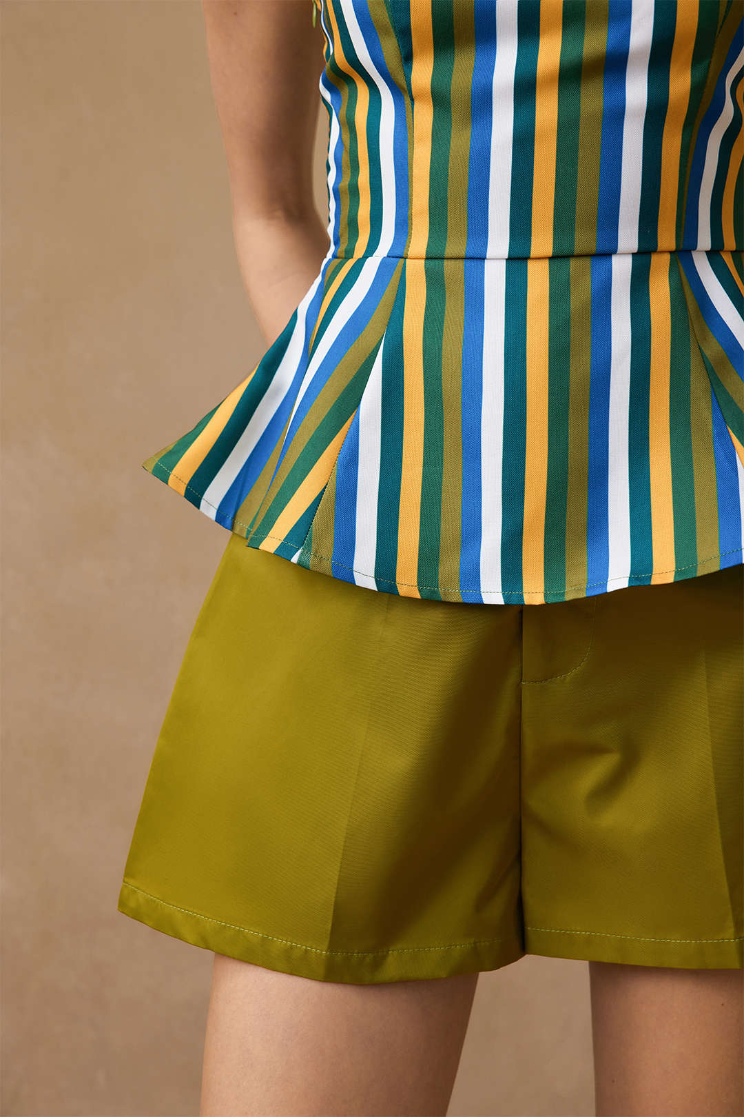 Contrast Stripe Strapless Tube Top - Image 6