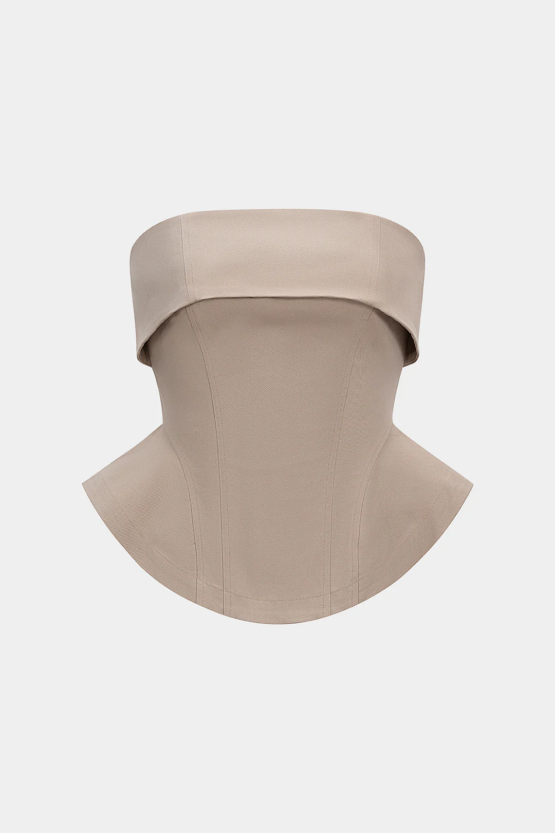 Zipper Waist-Cinching Strapless Tube Top - Image 5