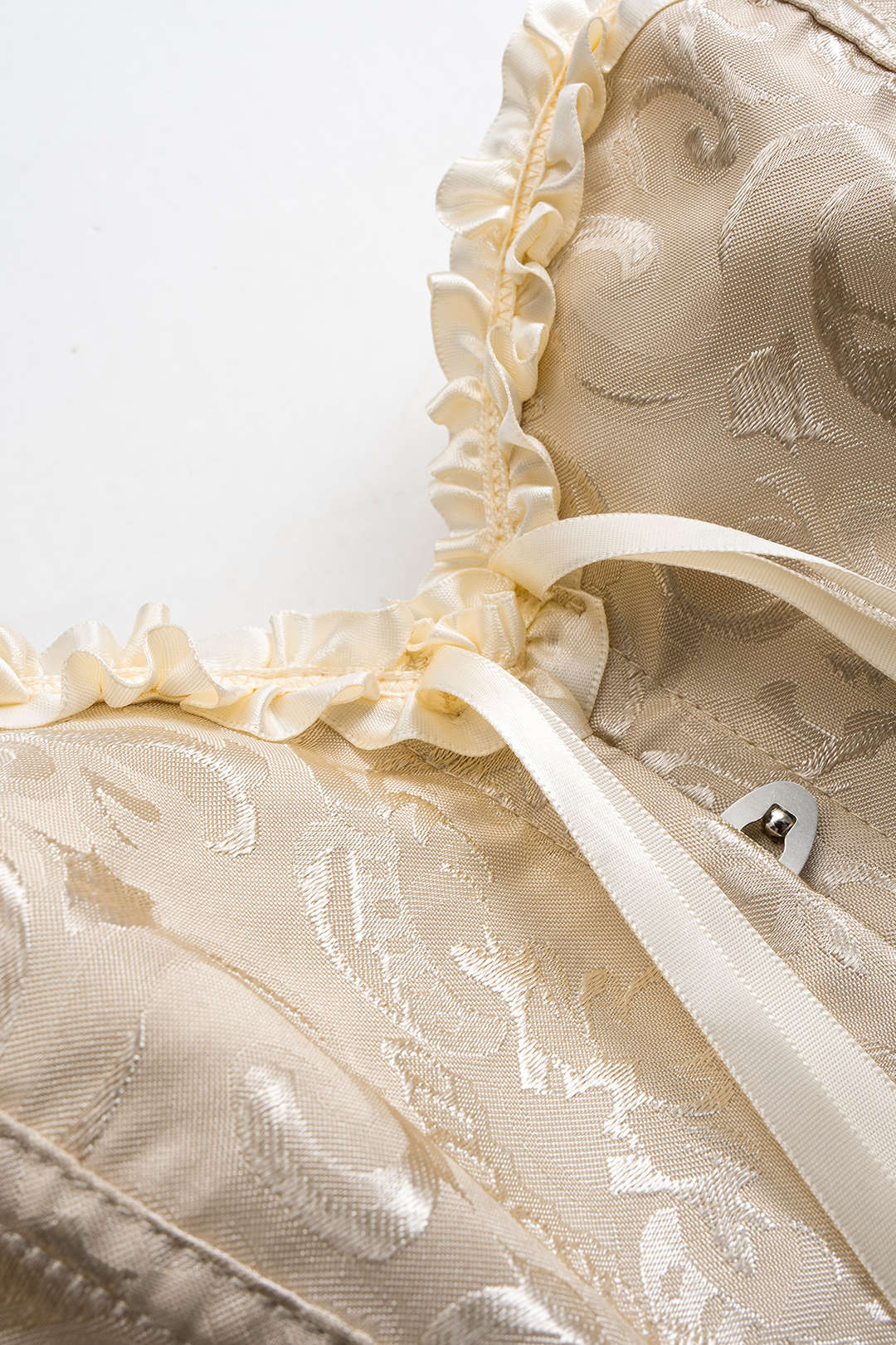 Artistic Print Corset Tie-Back Tube Top - Image 3