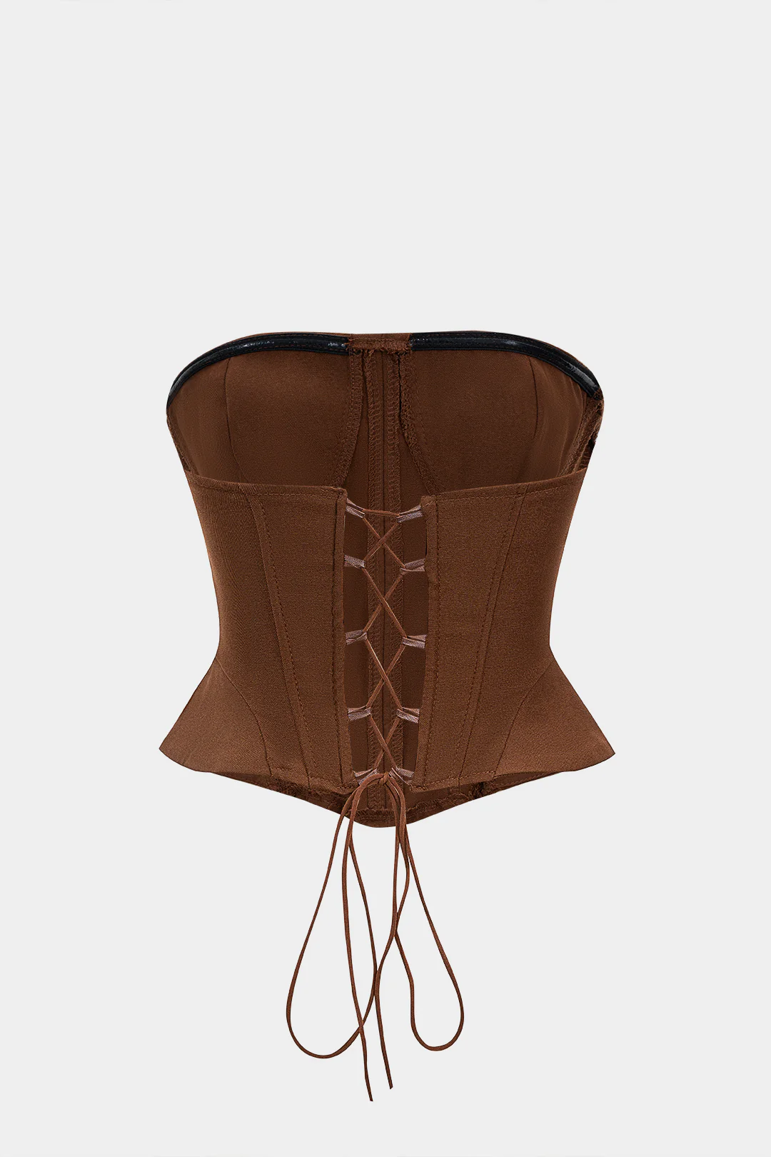 Tie-Up Bustier Tube Top - Image 2