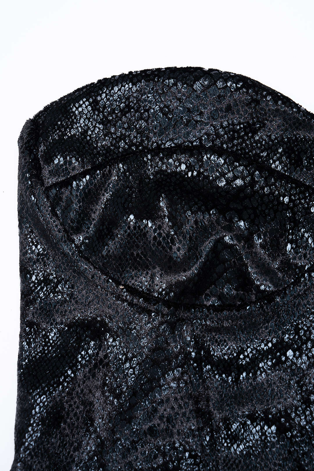 Velvet Strapless Sleeveless Chalice Tube Top - Image 3